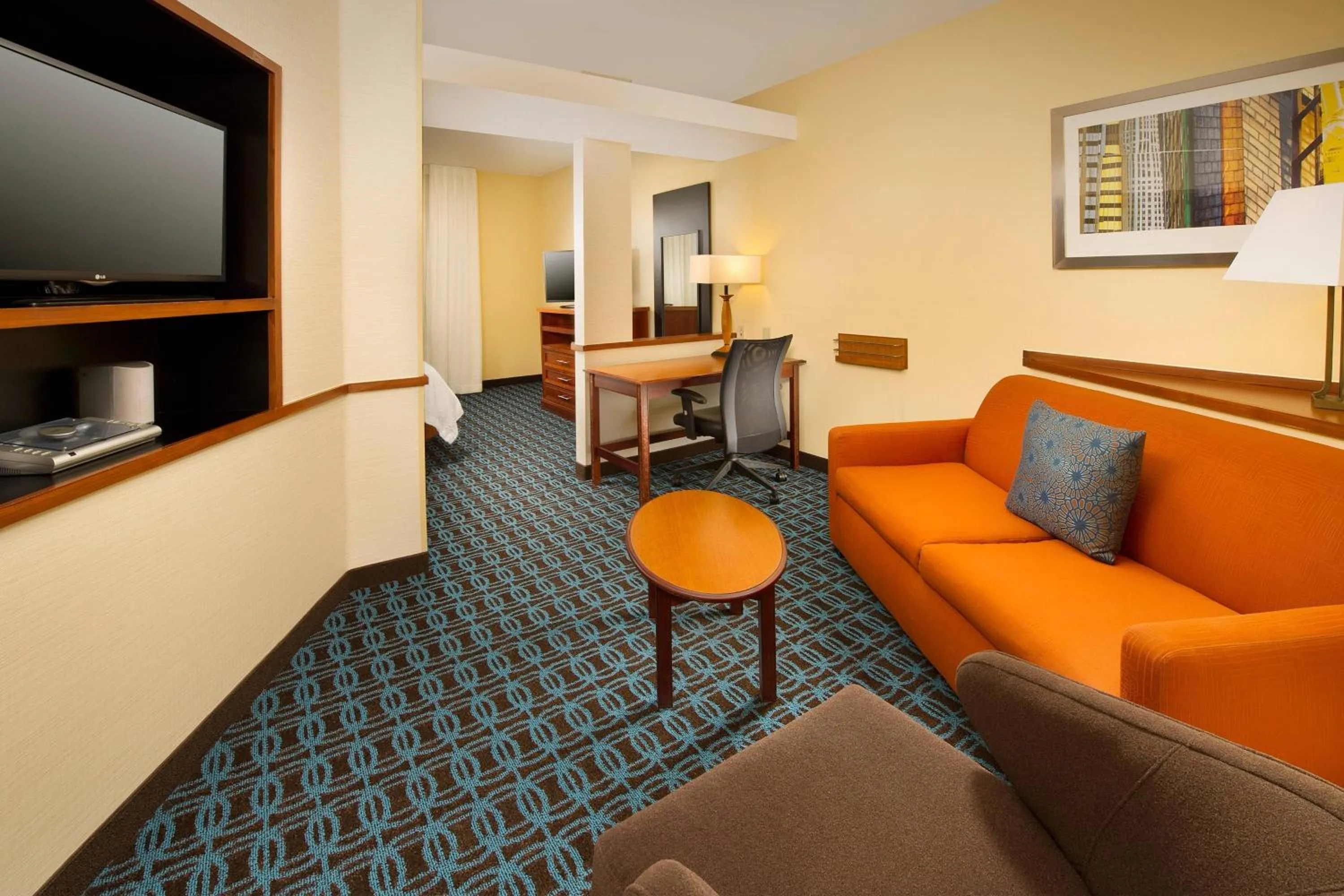 Living room in Fairfield Inn & Suites by Marriott Marshall