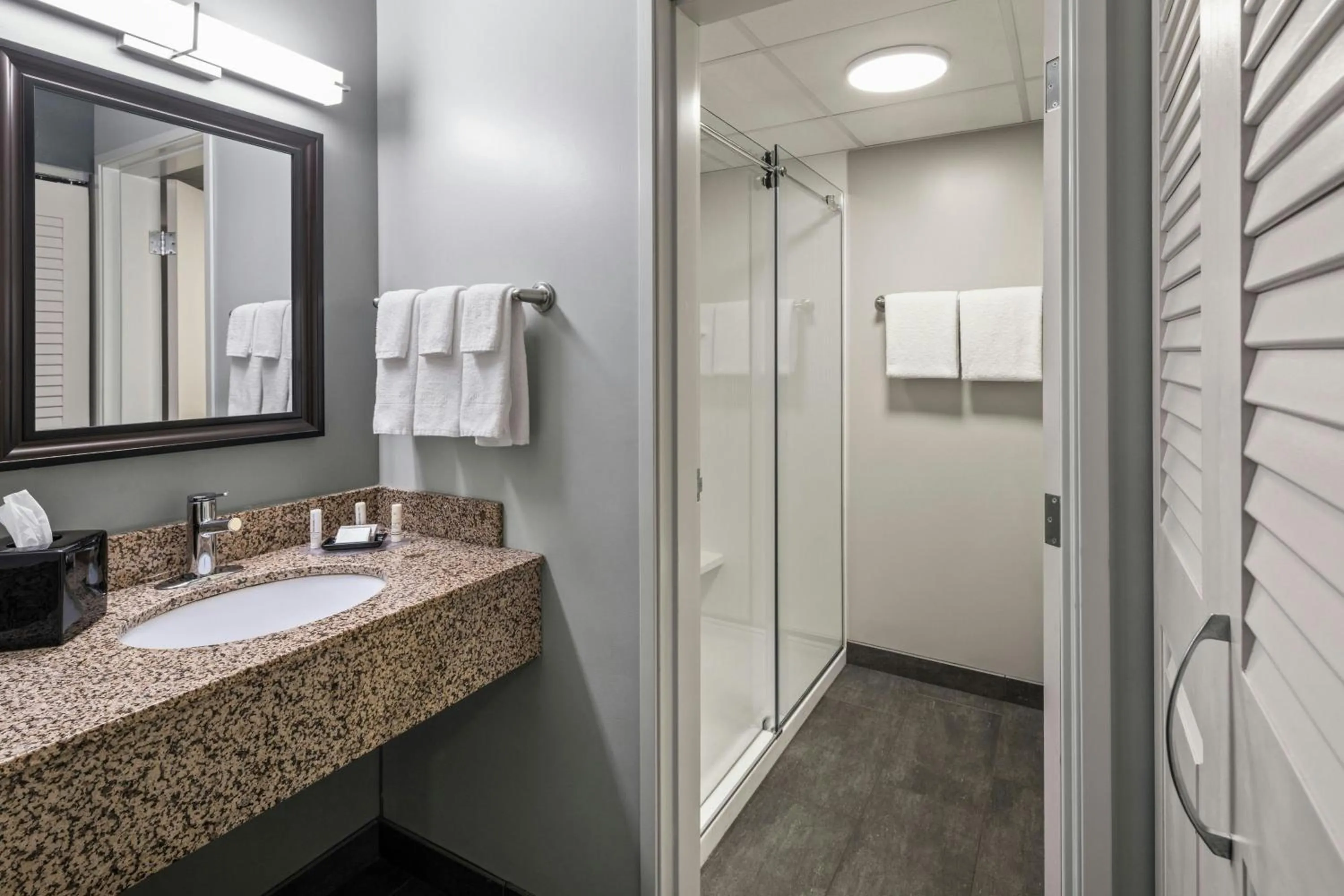 Bathroom in Courtyard La Crosse Downtown/Mississippi Riverfront