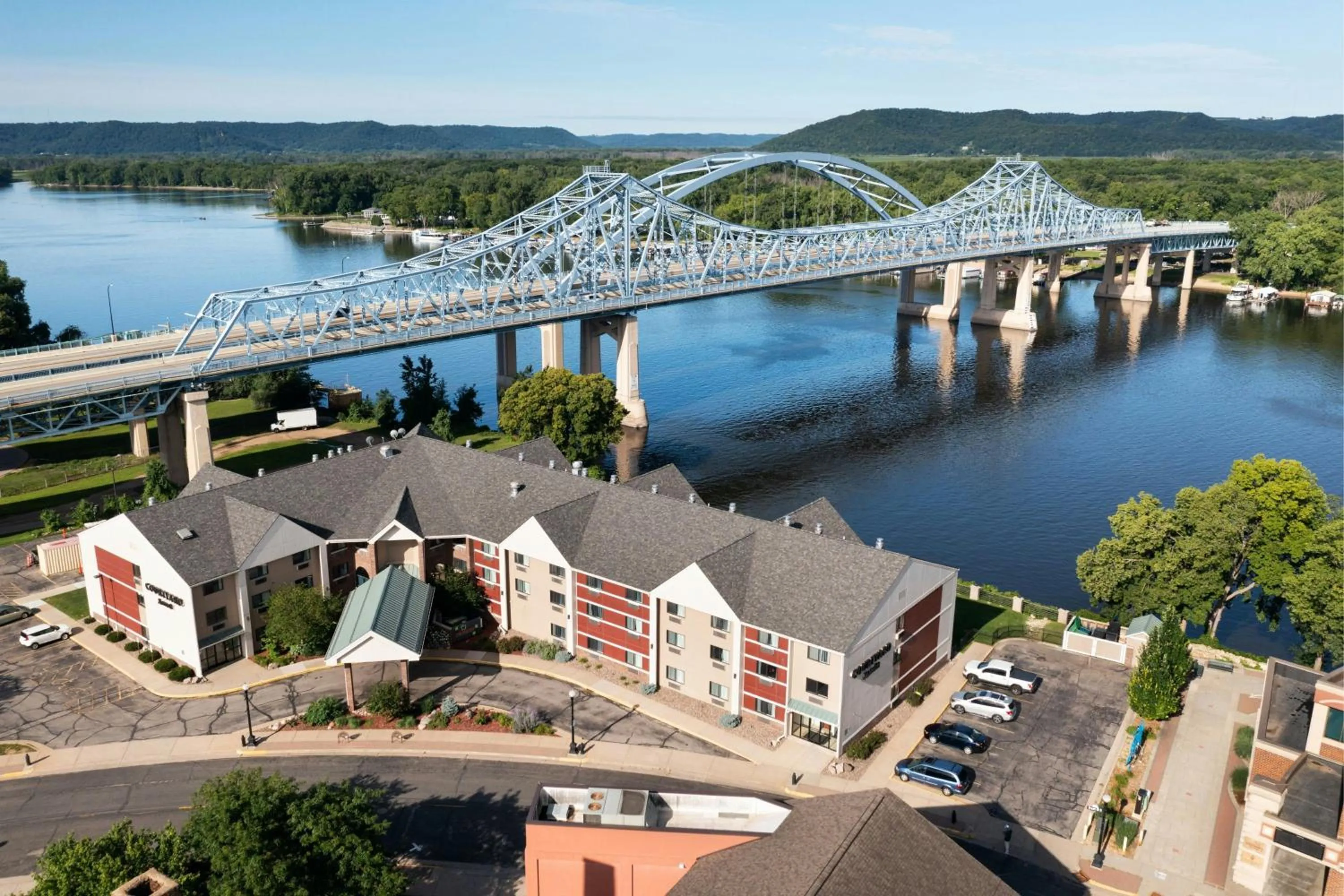 View (from property/room) in Courtyard La Crosse Downtown/Mississippi Riverfront