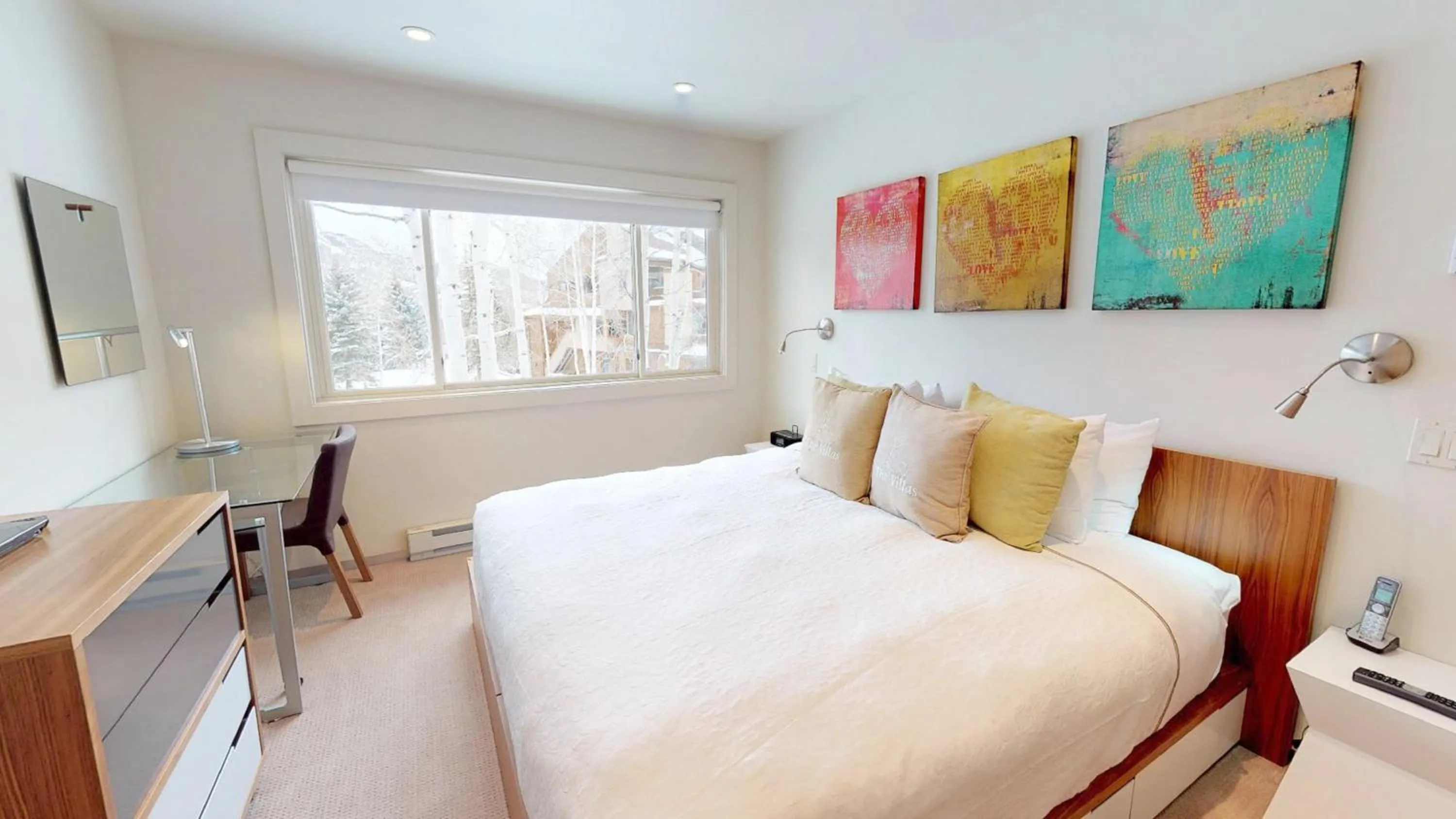 Bedroom, Bed in Villas at Snowmass CLub