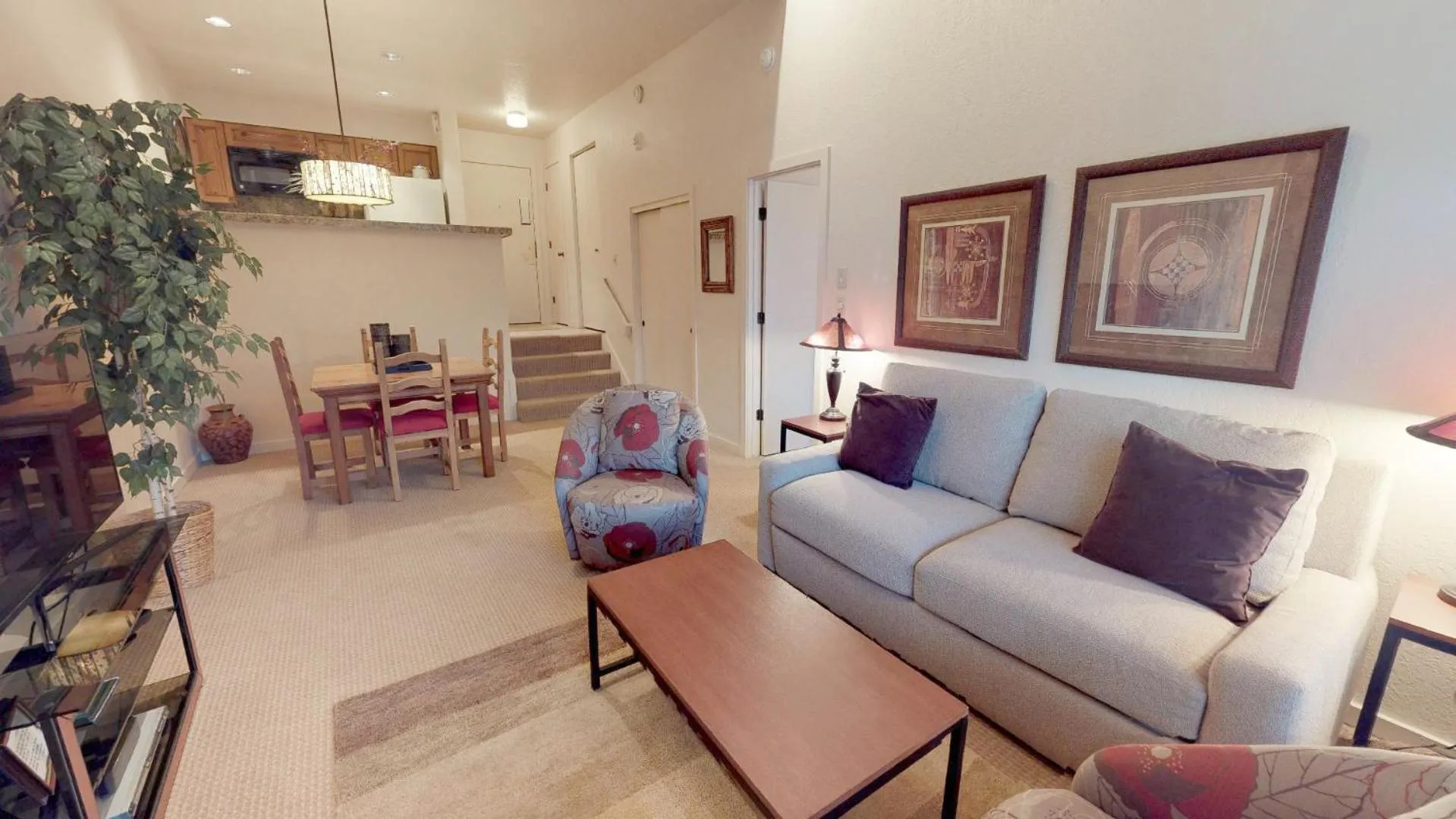Living room in Villas at Snowmass CLub