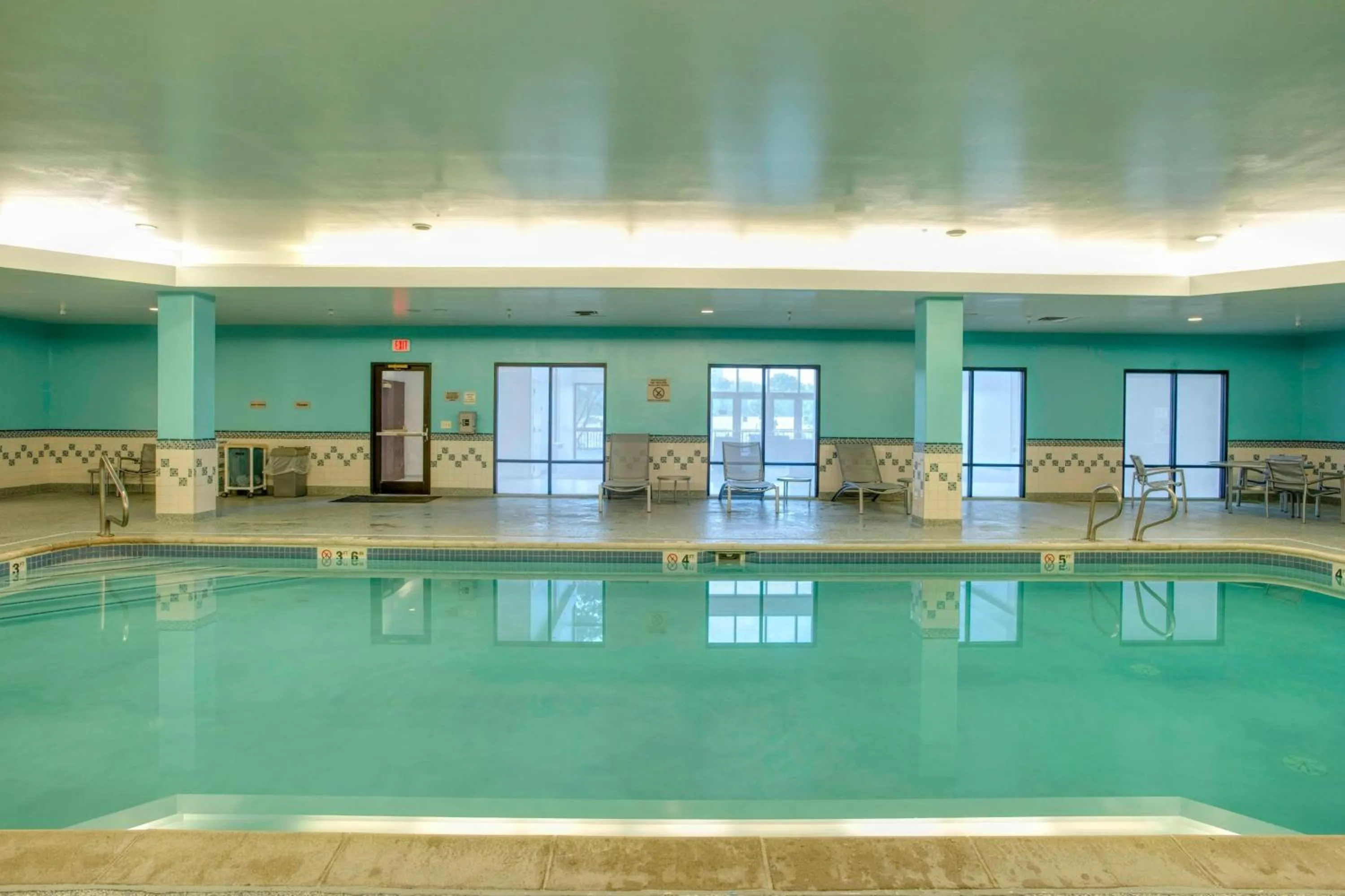 Swimming pool in SpringHill Suites by Marriott Lawrence Downtown