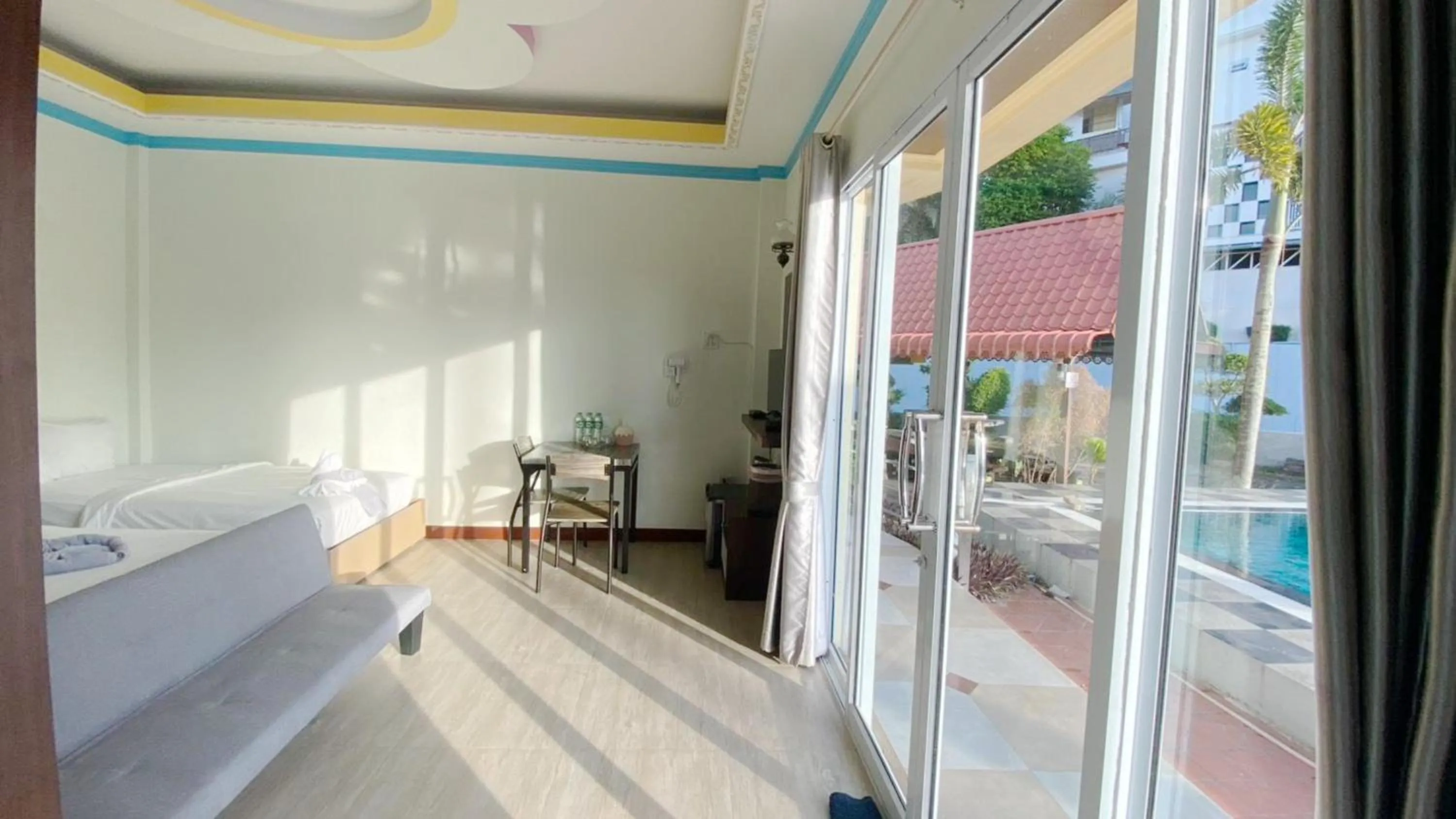 Bed in Lake Terrace Resort