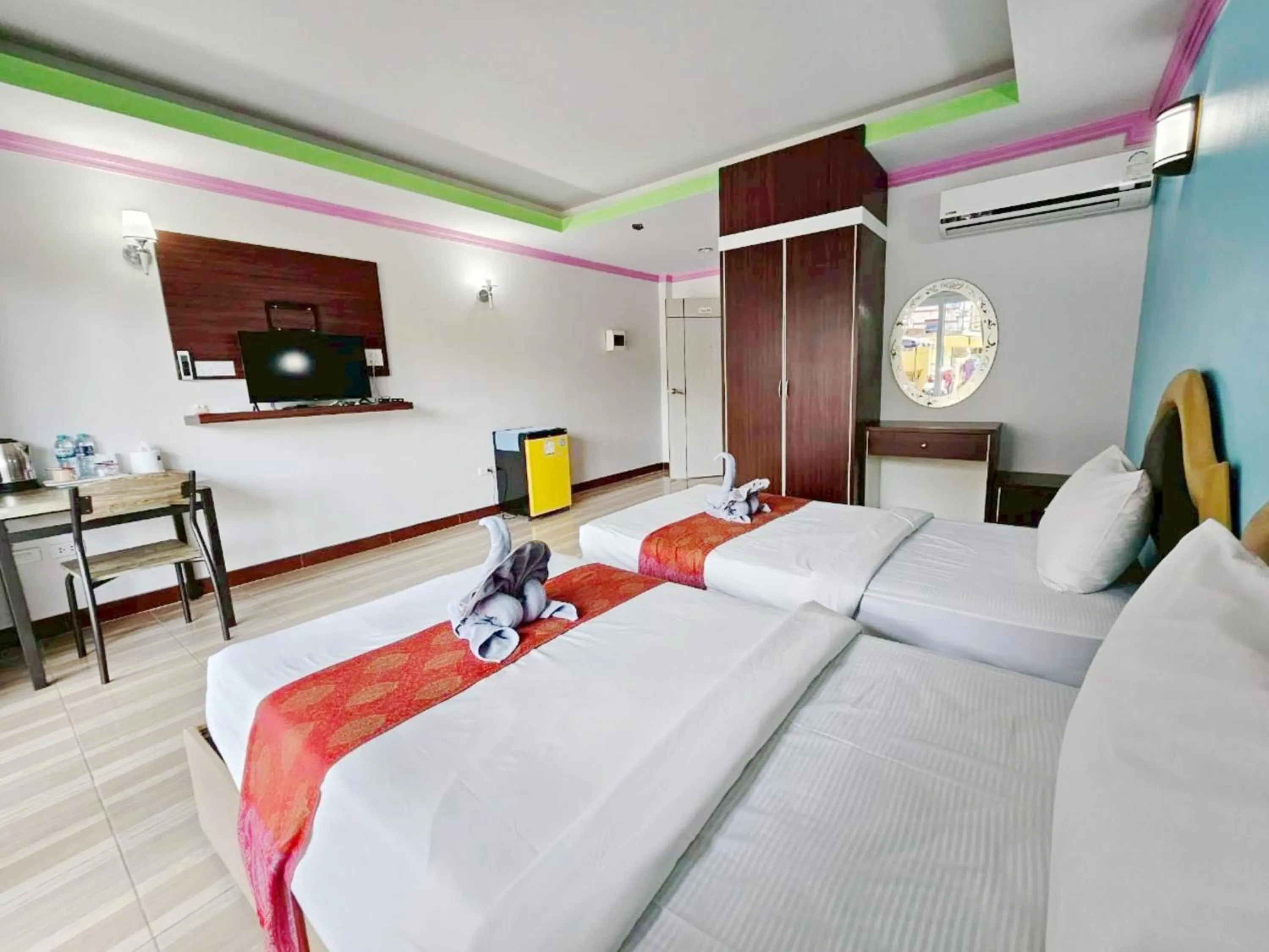 Bed in Lake Terrace Resort