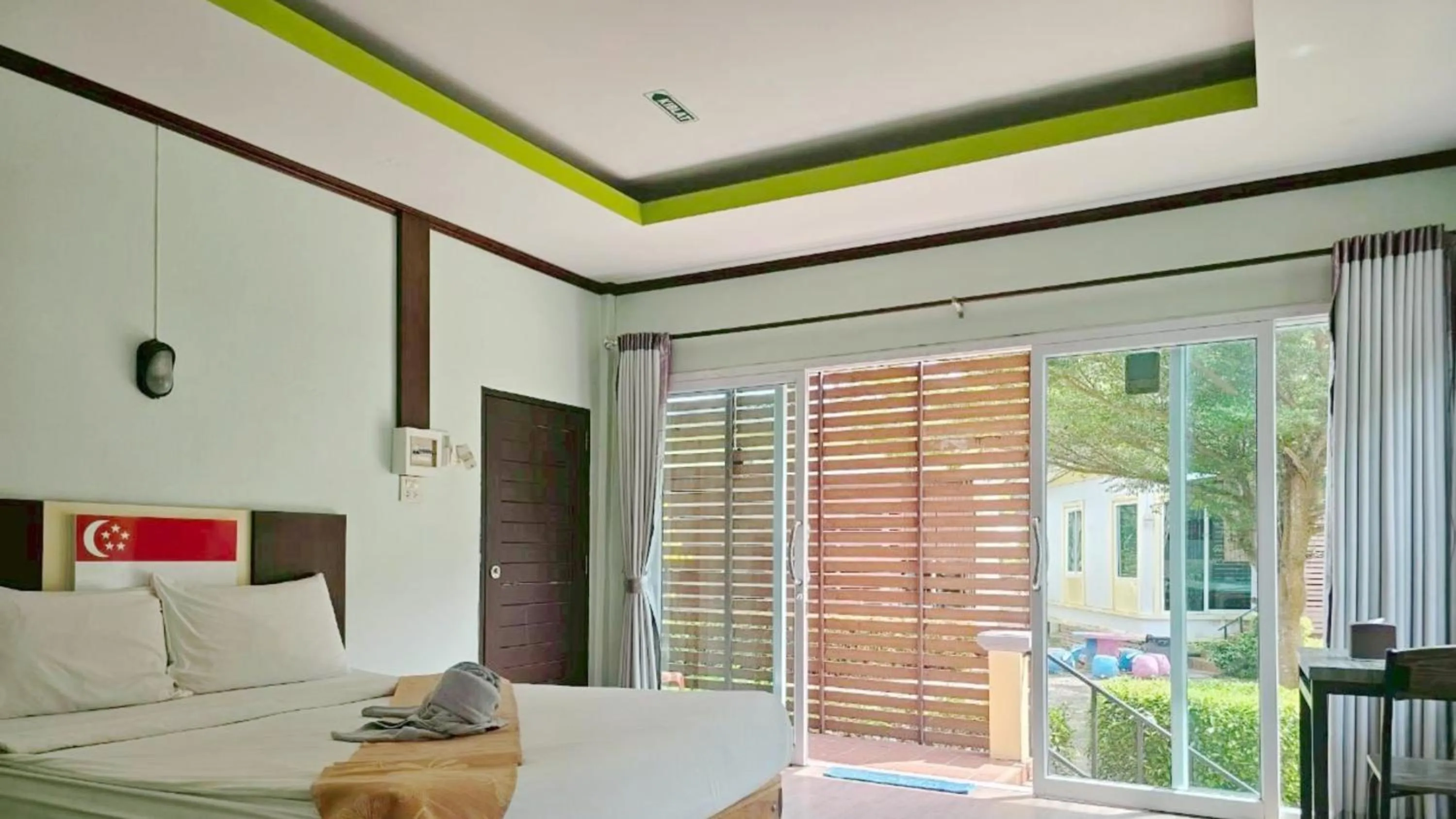 Bed in Lake Terrace Resort