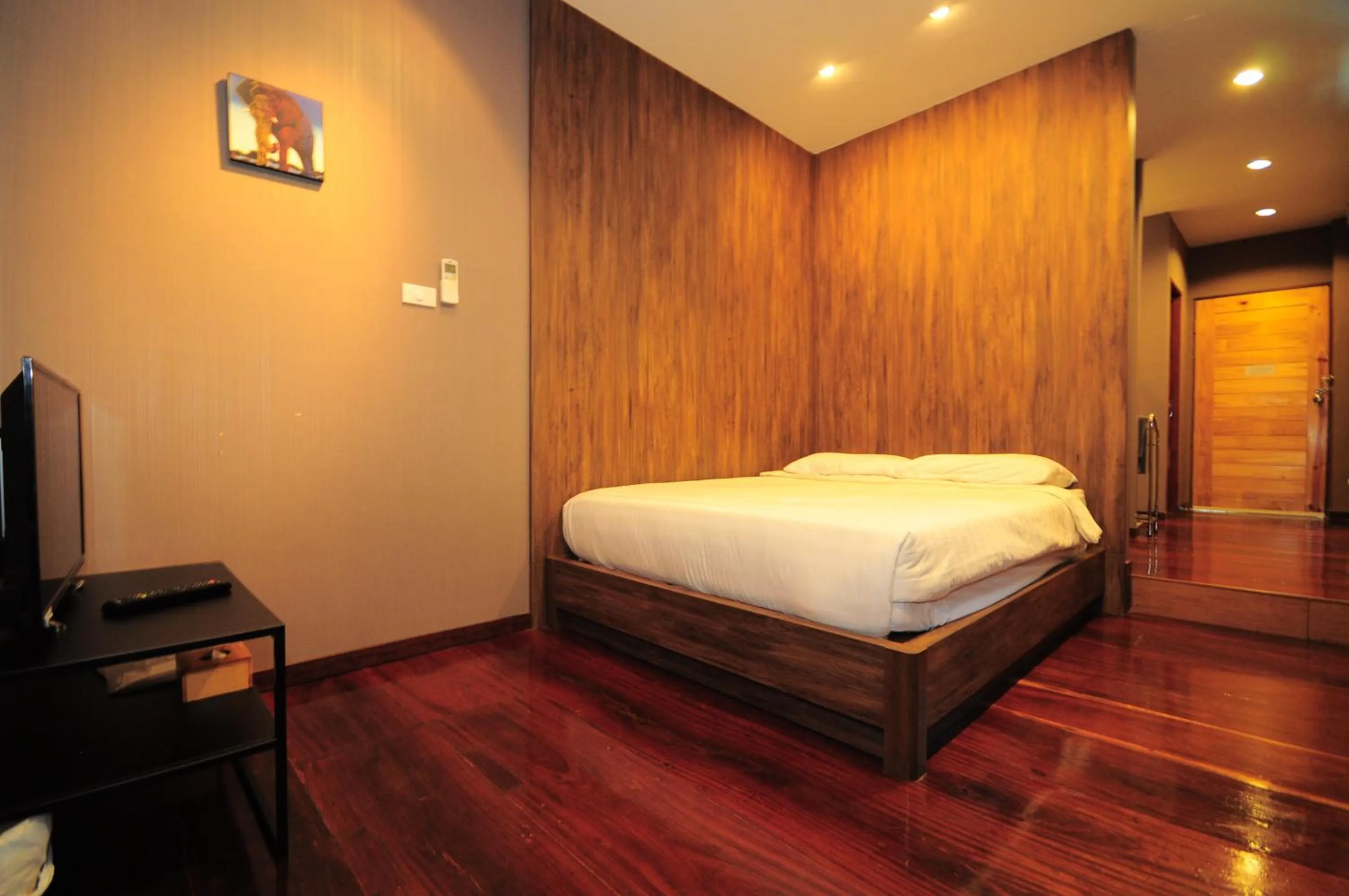 Bed in Baan Keang Chon Ayutthaya บ้านเคียงชล อยุธยา