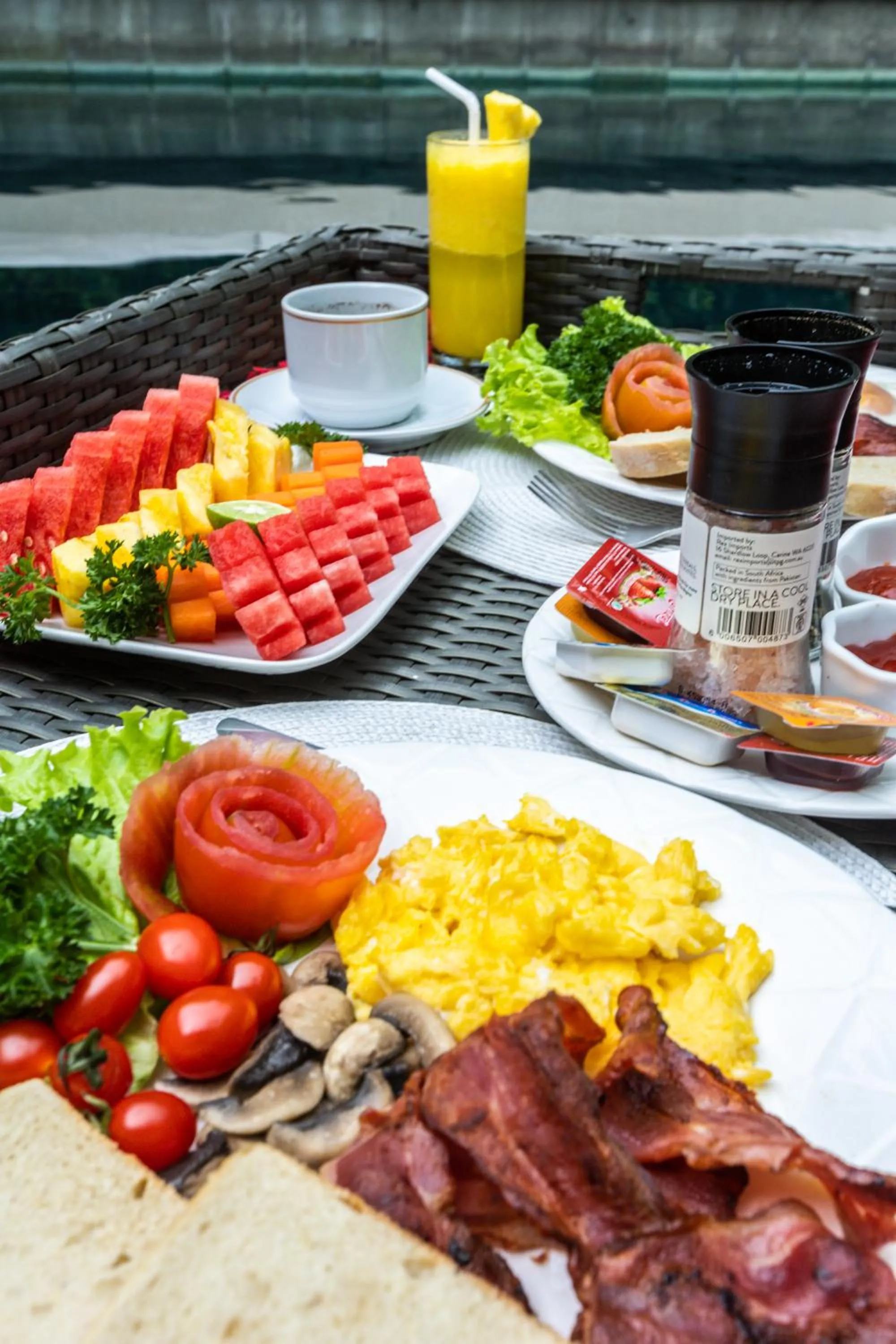 Breakfast in Esha Villa Drupadi Seminyak