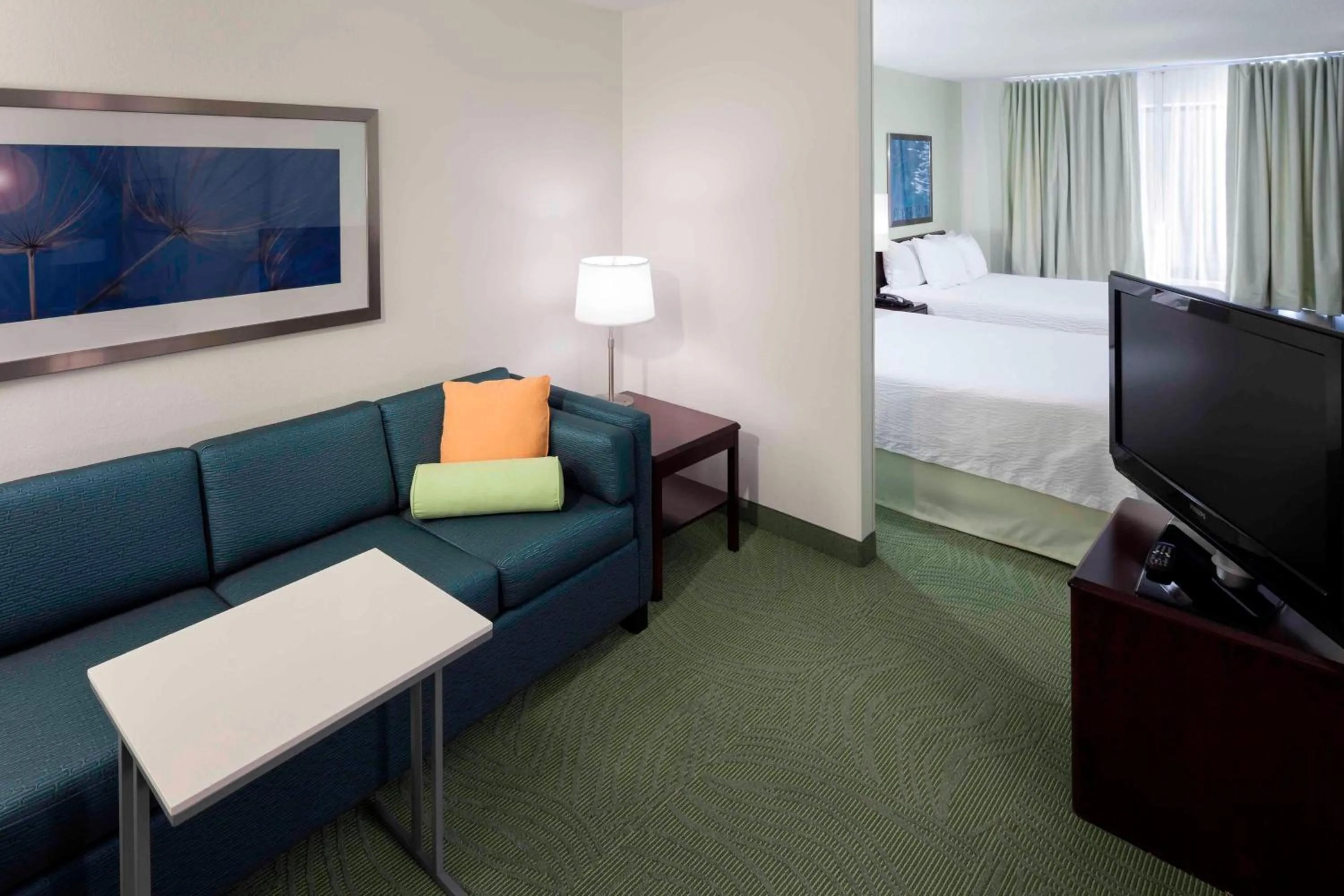 Bedroom, Bed in SpringHill Suites Kansas City Overland Park