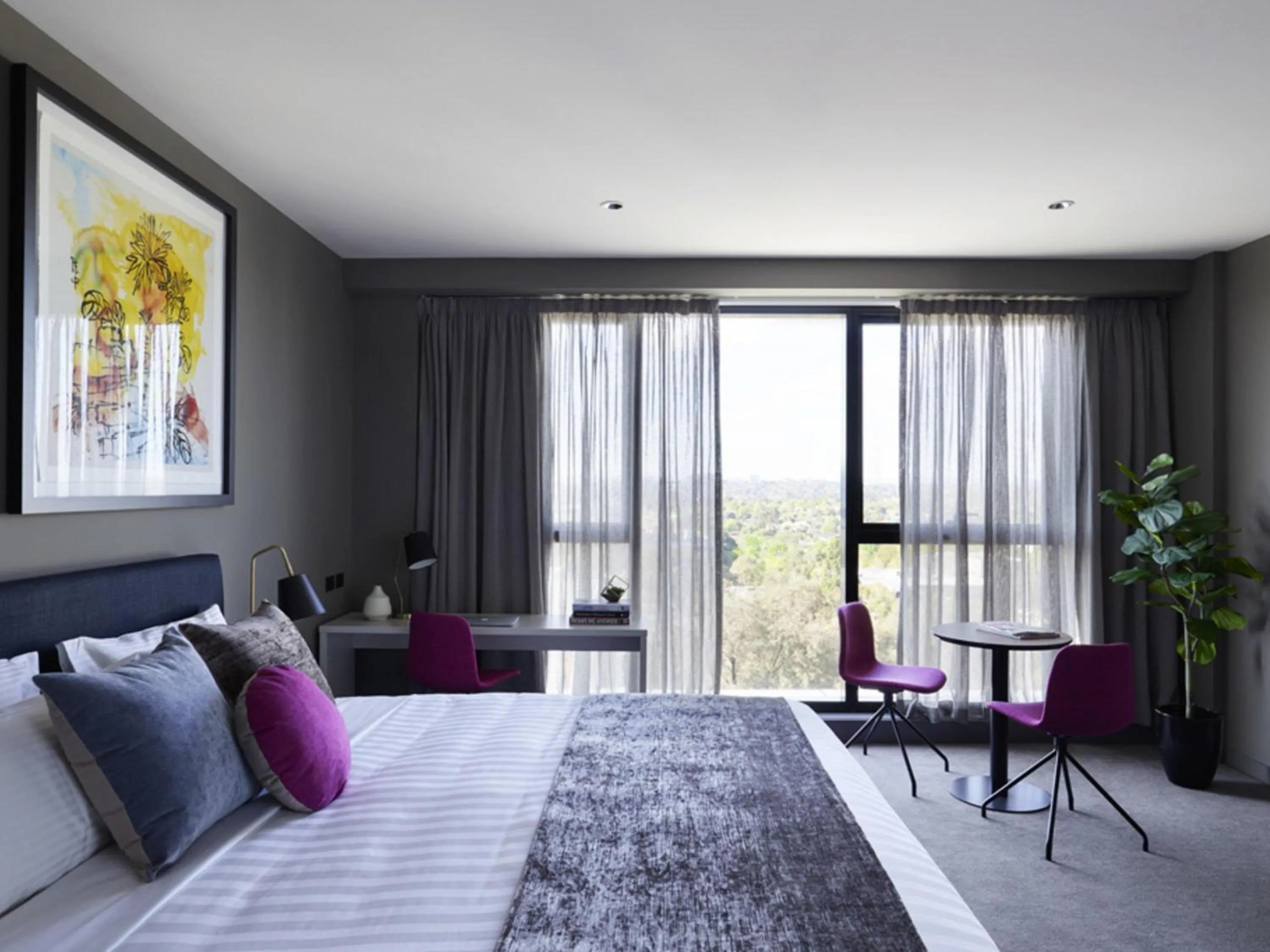 Bedroom, Bed in Art Series - The Chen