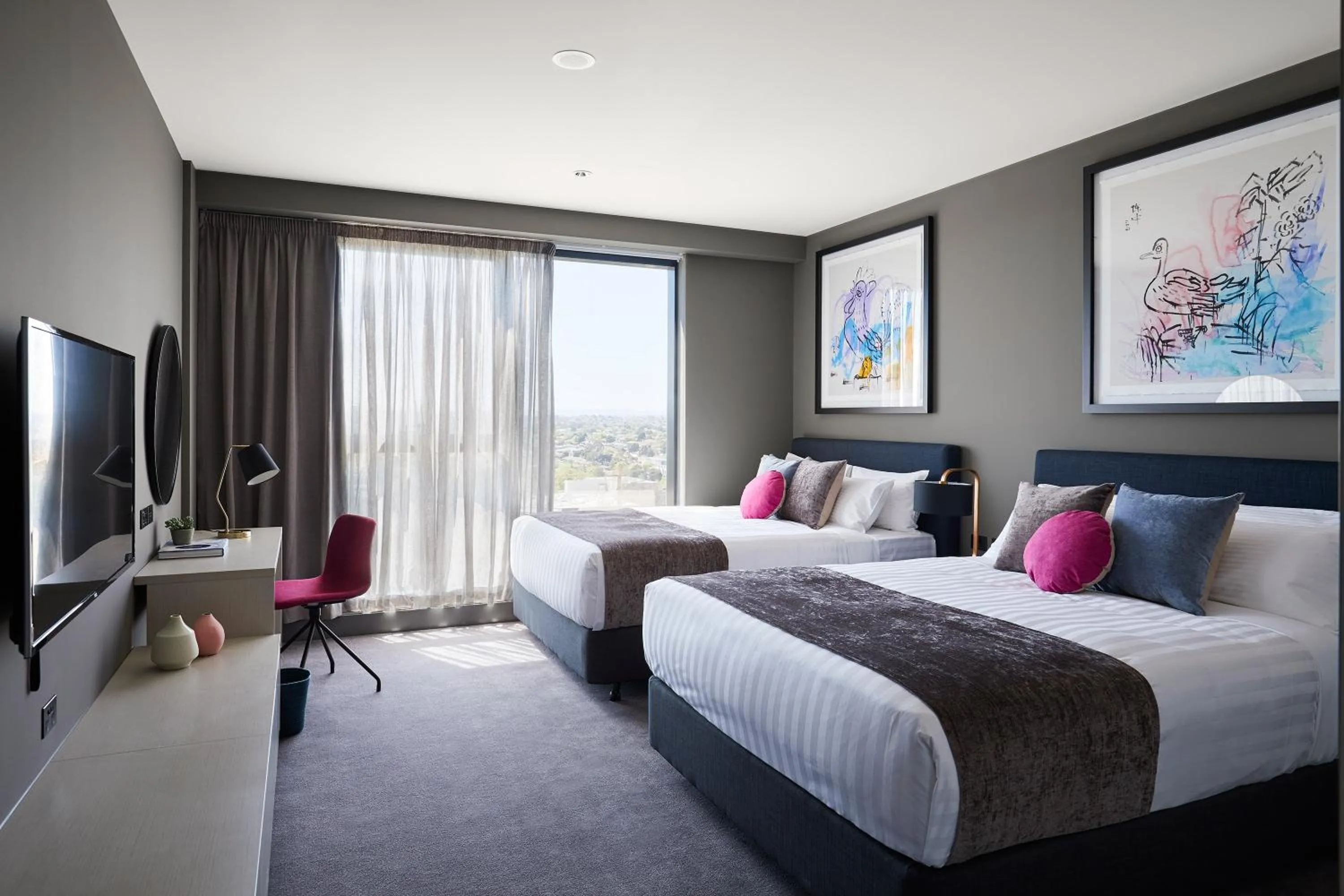 Bedroom, Bed in Art Series - The Chen