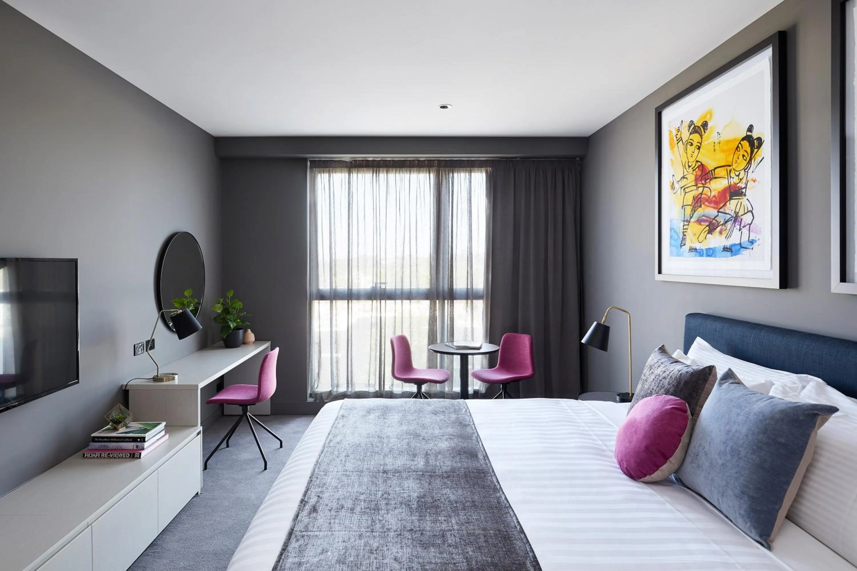 Bedroom, Bed in Art Series - The Chen