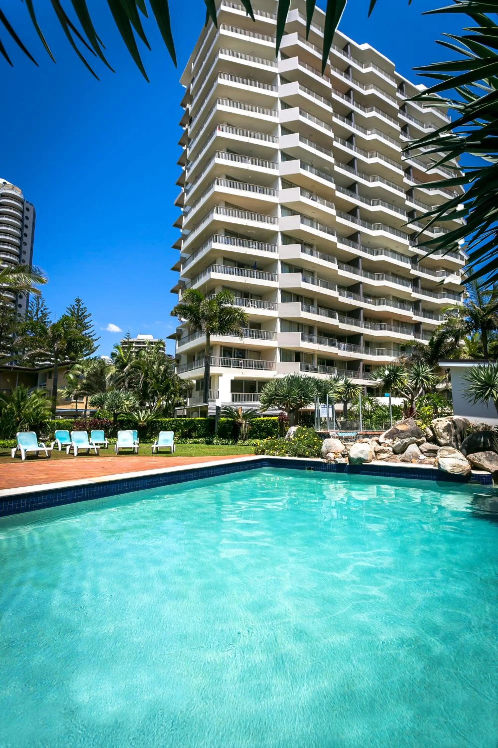 BBQ facilities in Surfers Beachside Holiday Apartments