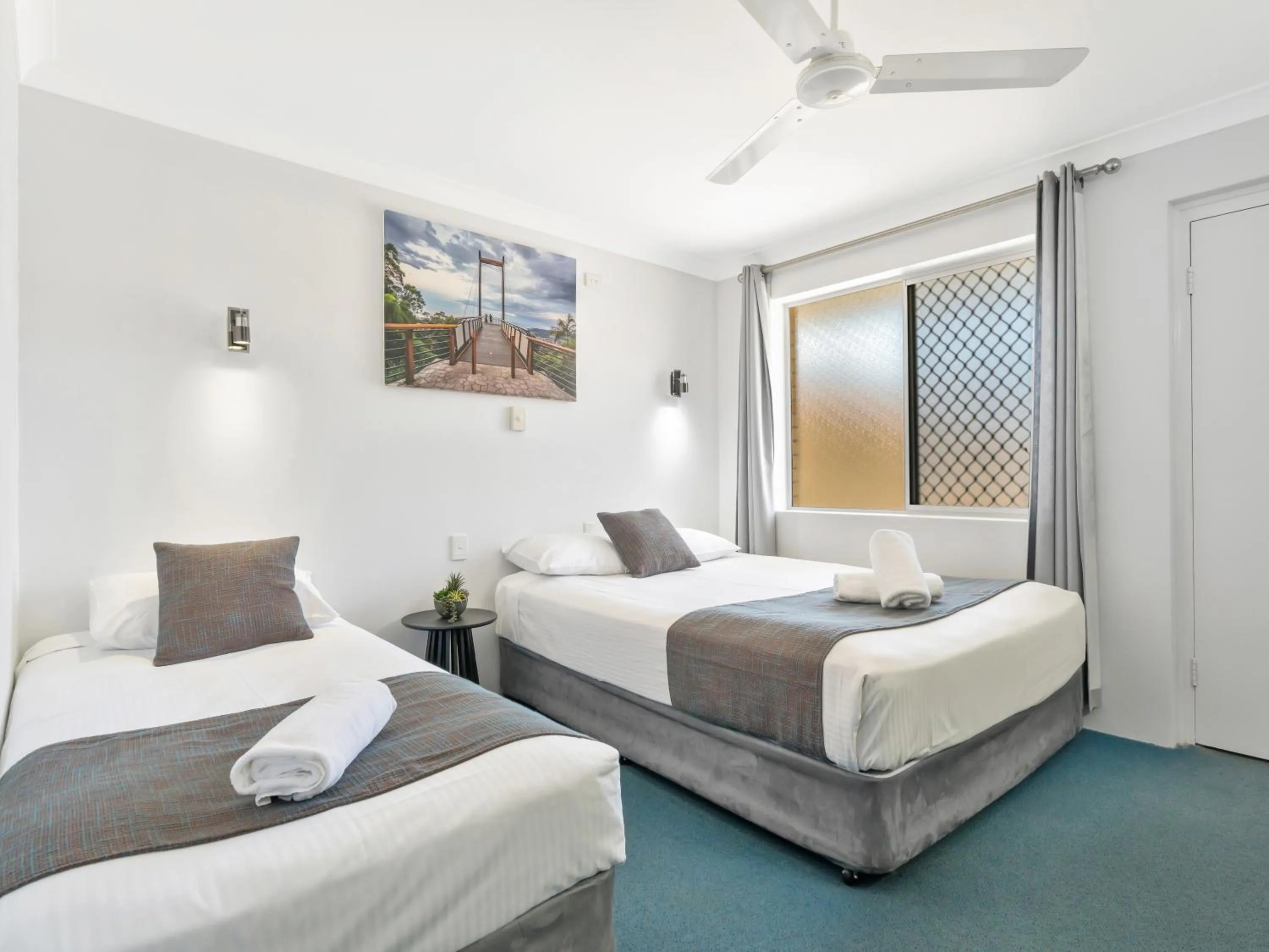 Bedroom, Bed in Bentleigh Motor Inn