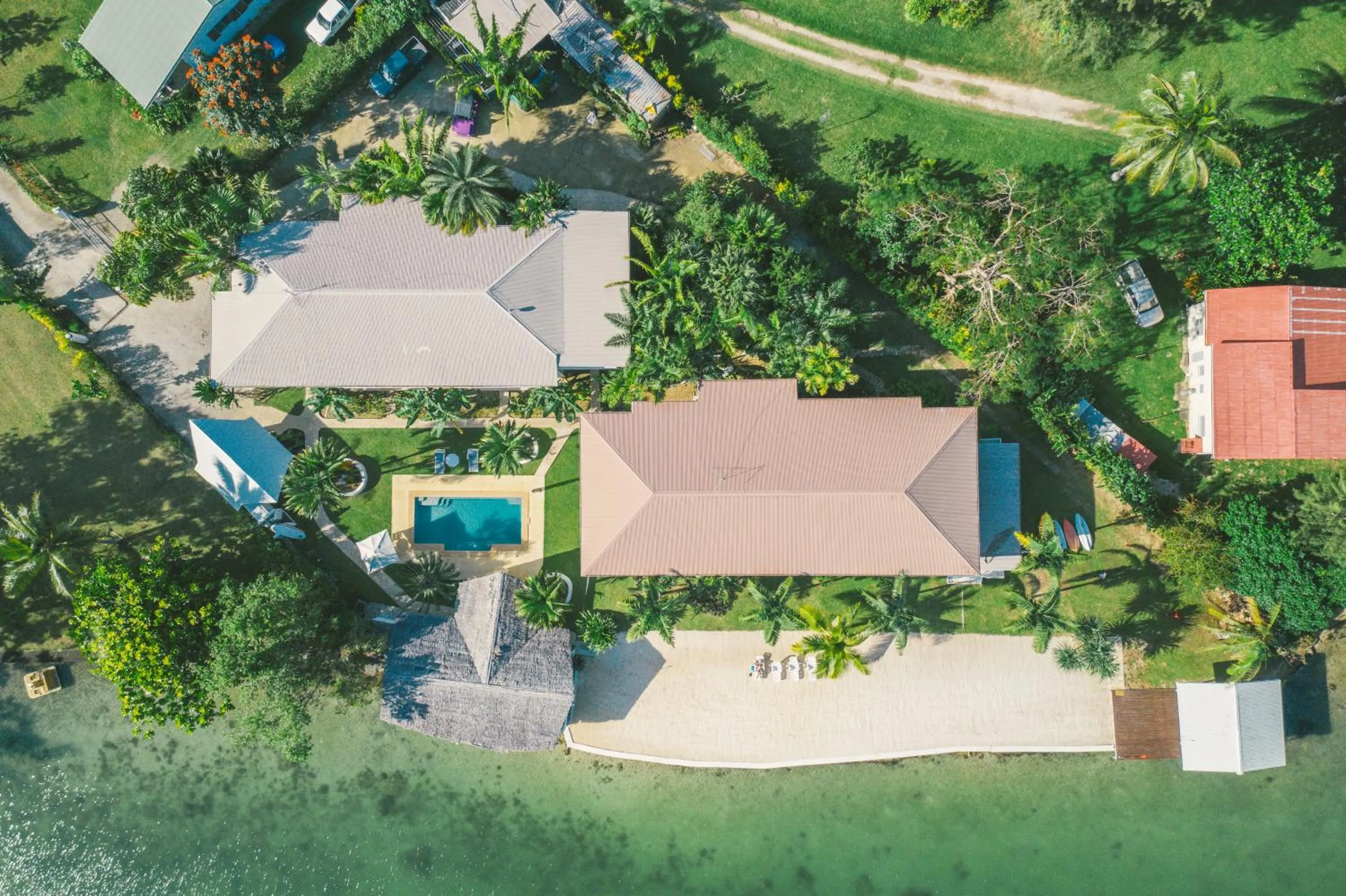Bird's eye view in Tropicana Lagoon Apartments
