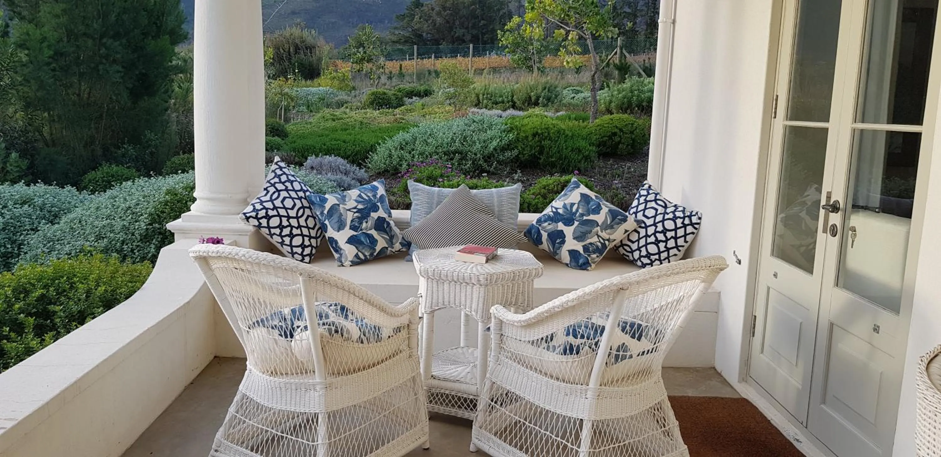 Patio in La Cotte House