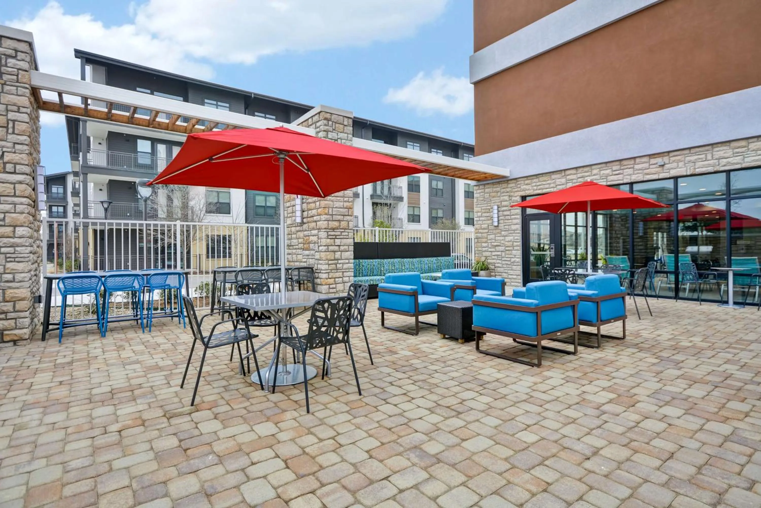 Patio in Home 2 Suites By Hilton Fairview Allen