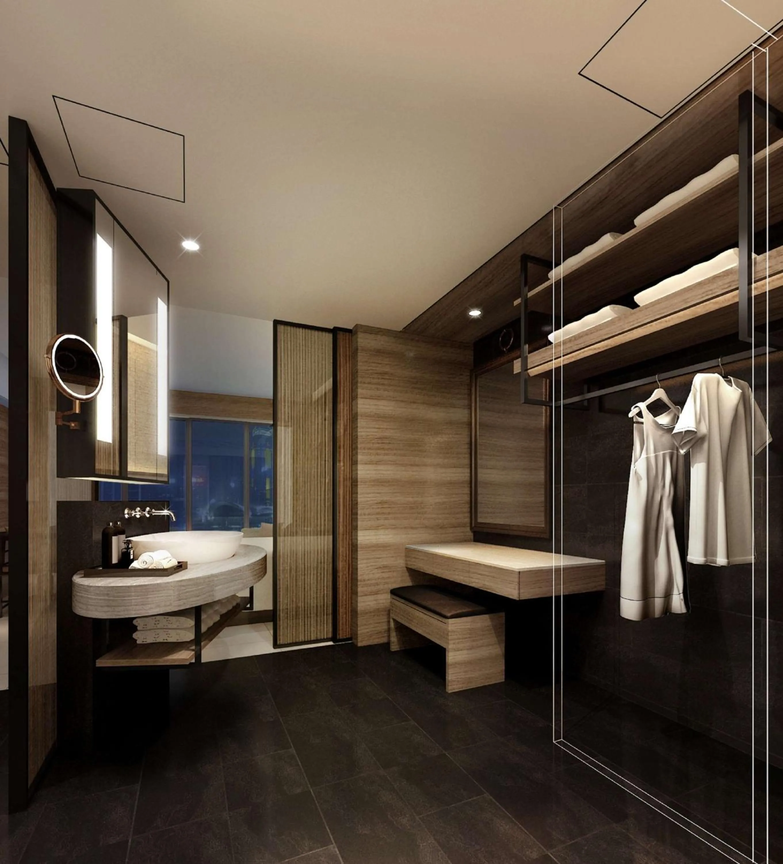 Bathroom in Hilton Huizhou Longmen Resort