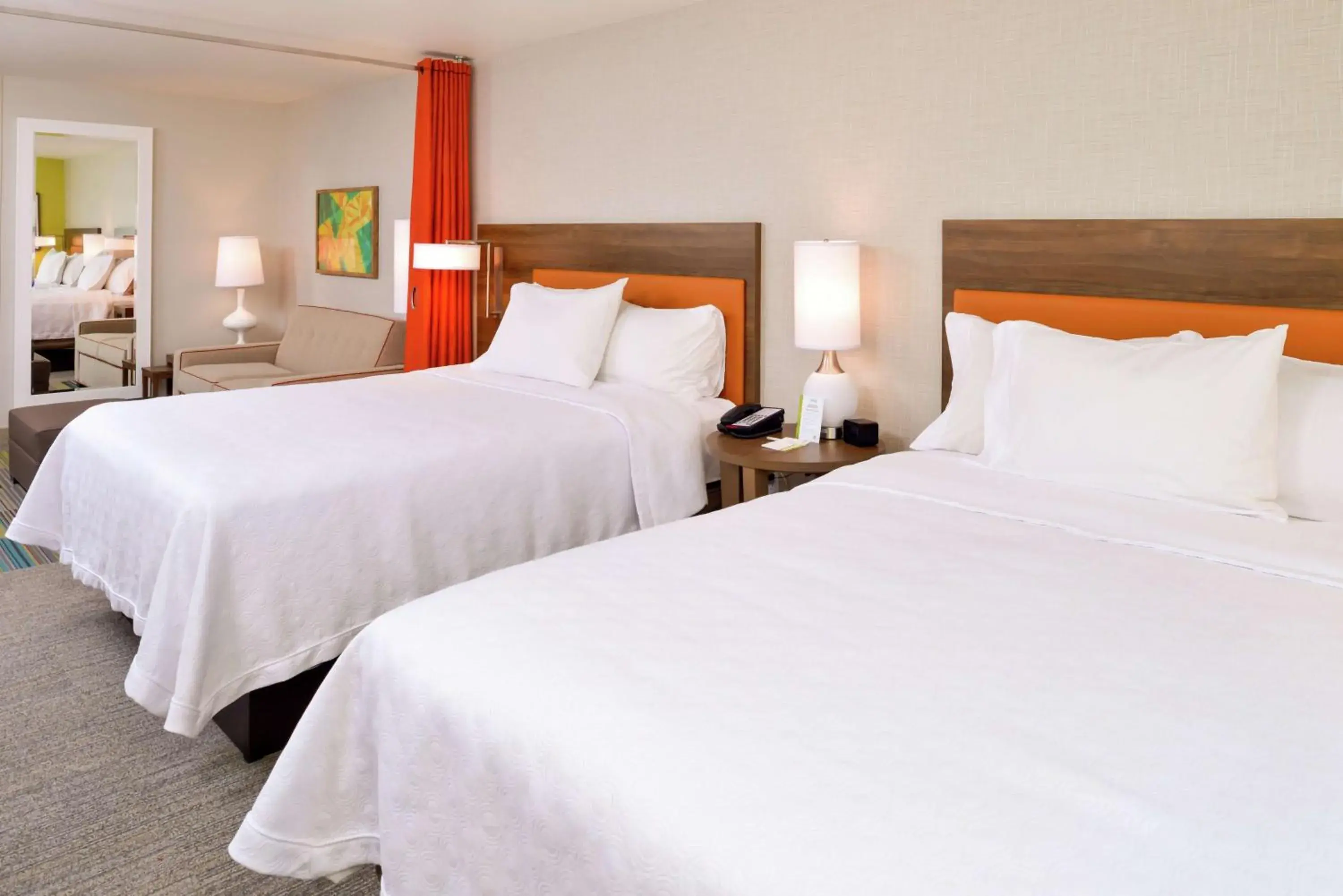 Queen Studio with Two Queen Beds - Non-Smoking in Home2 Suites By Hilton Merrillville Queen Studio with Two Queen Beds - Non-Smoking in Home2 Suites By Hilton Merrillville