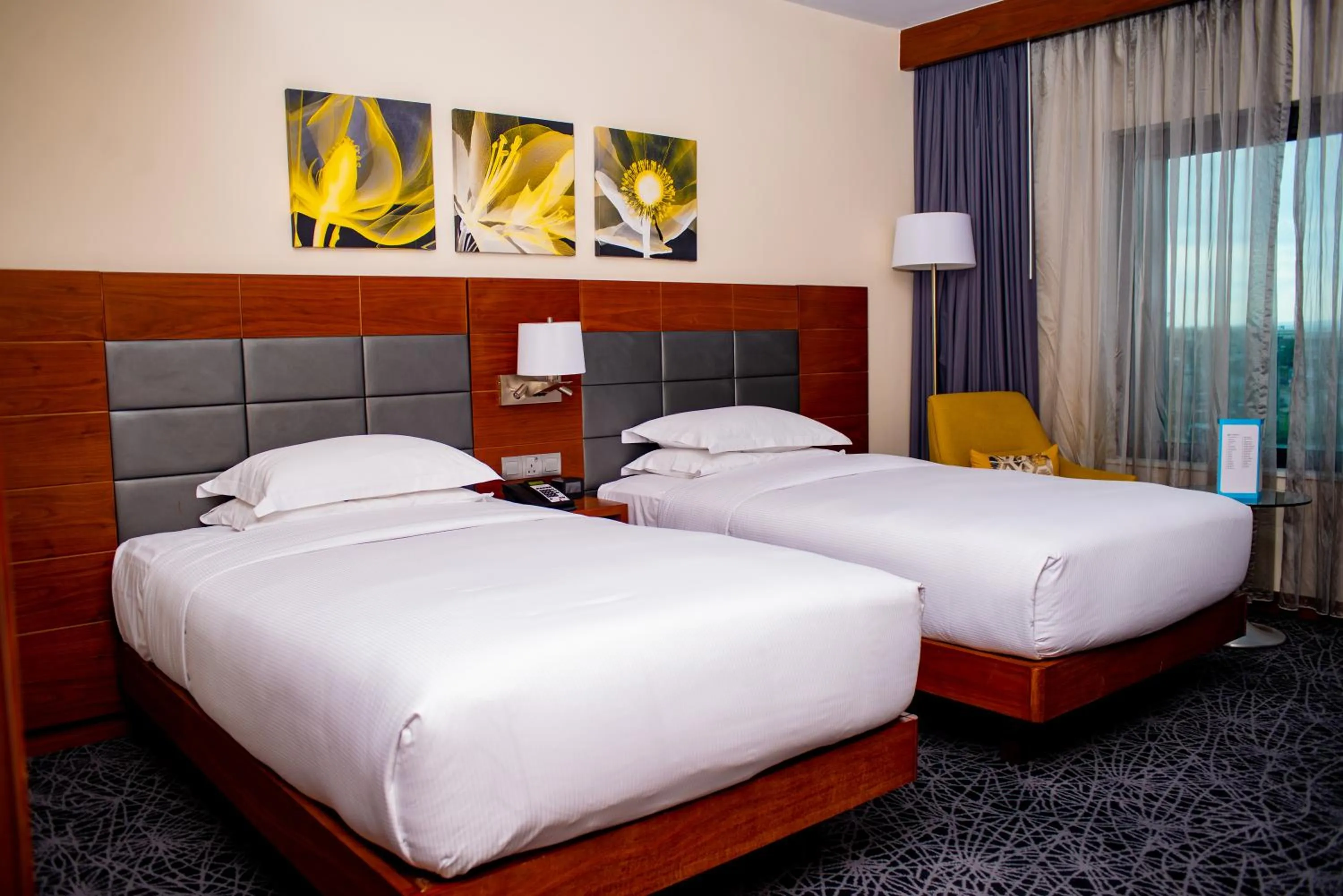 Bed in Hilton Garden Inn Nairobi Airport