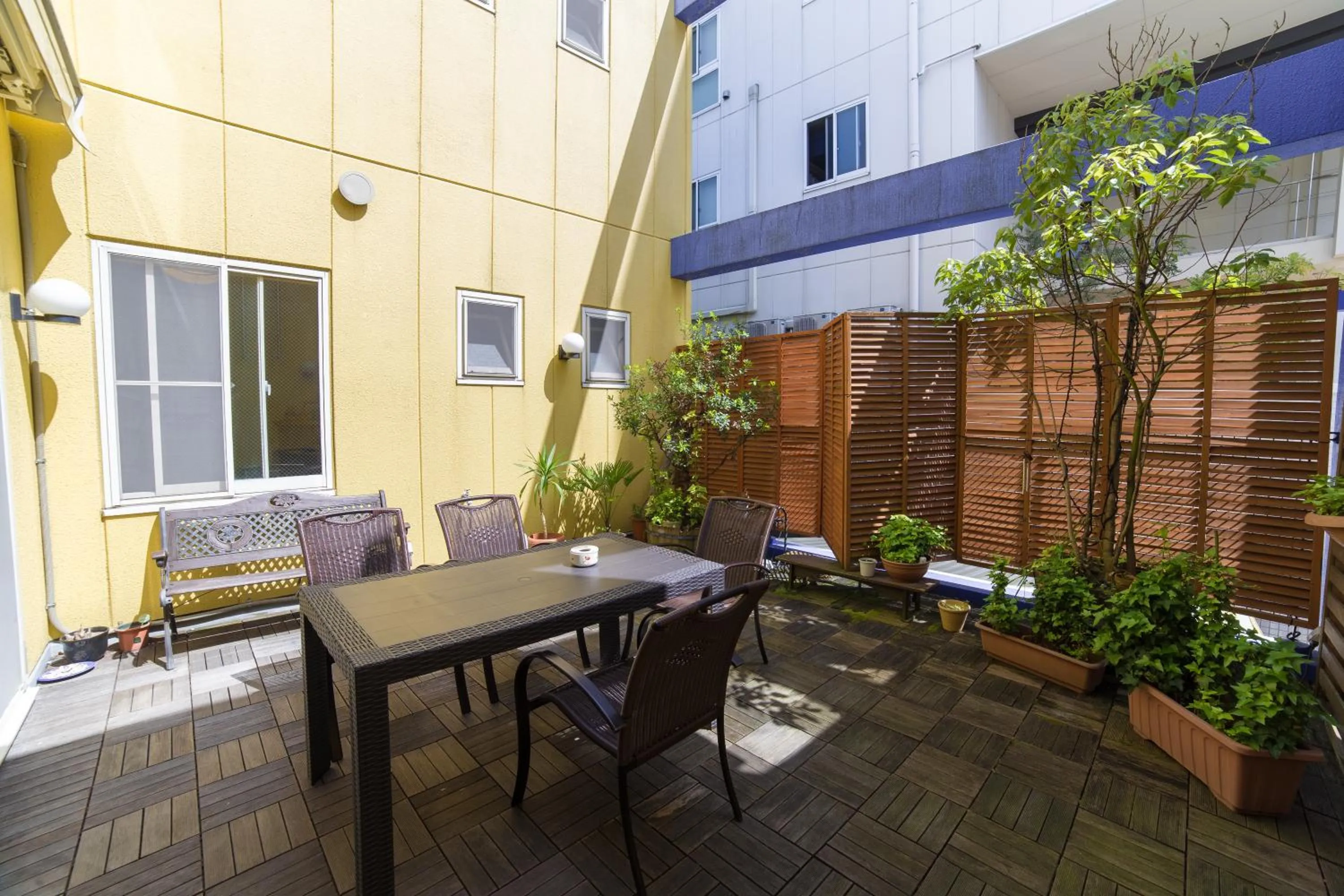 Patio in K's House Kyoto -Travelers Hostel