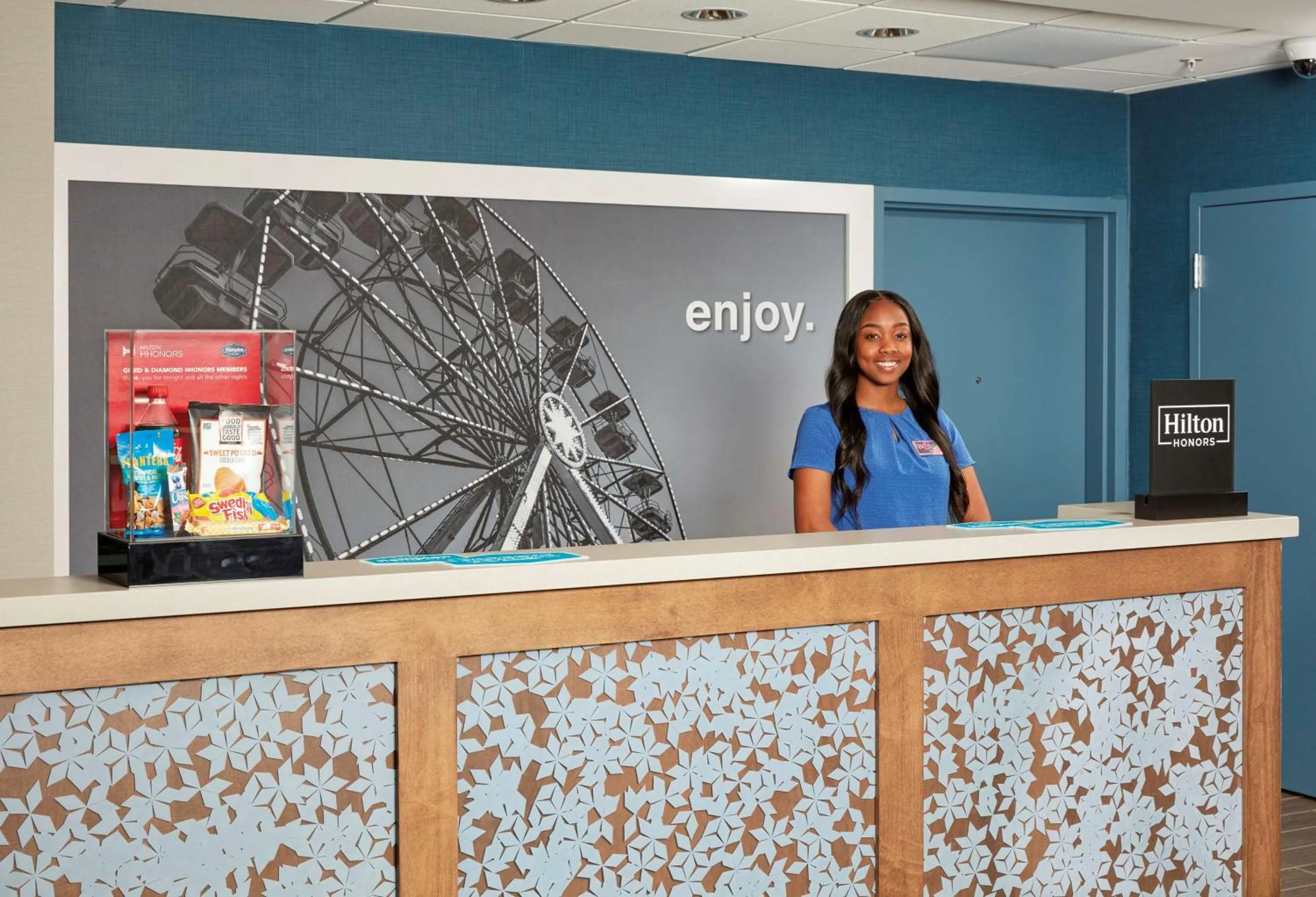 Lobby or reception in Hampton Inn & Suites Sacramento at CSUS