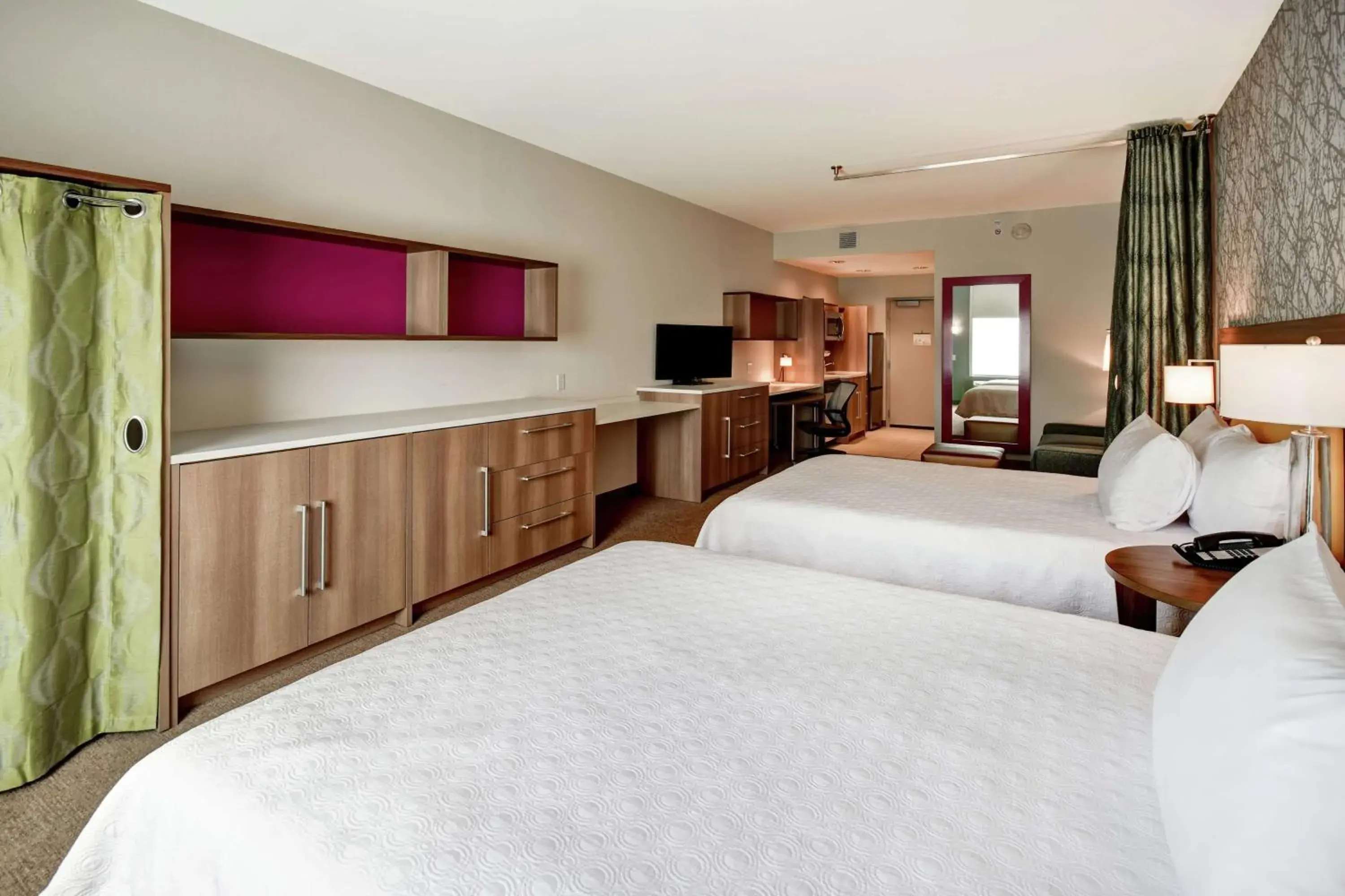 Studio Suite with Two Queen Beds - Hearing Access/Non-Smoking in Home2 Suites by Hilton Springfield North Studio Suite with Two Queen Beds - Hearing Access/Non-Smoking in Home2 Suites by Hilton Springfield North