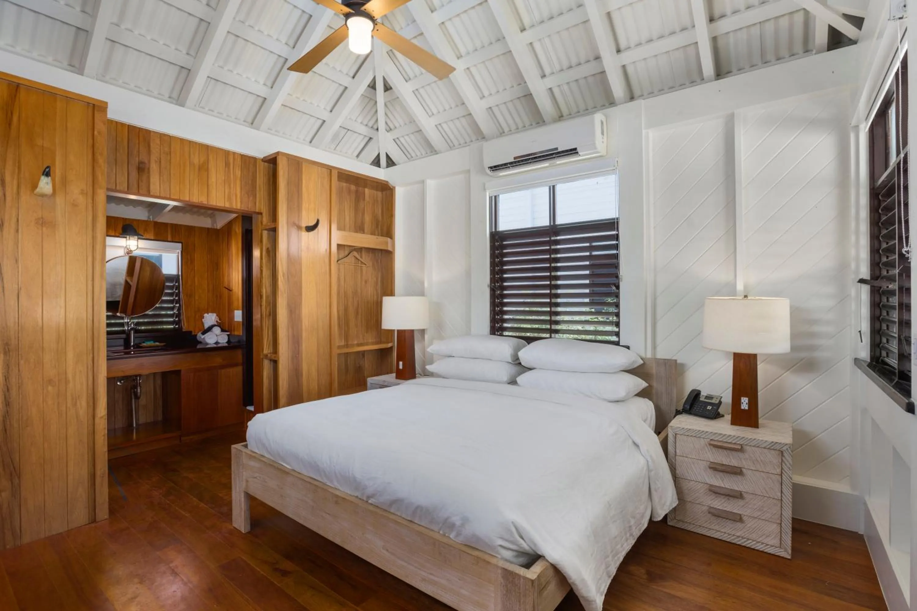 View (from property/room), Bed in Mahogany Bay Resort and Beach Club, Curio Collection