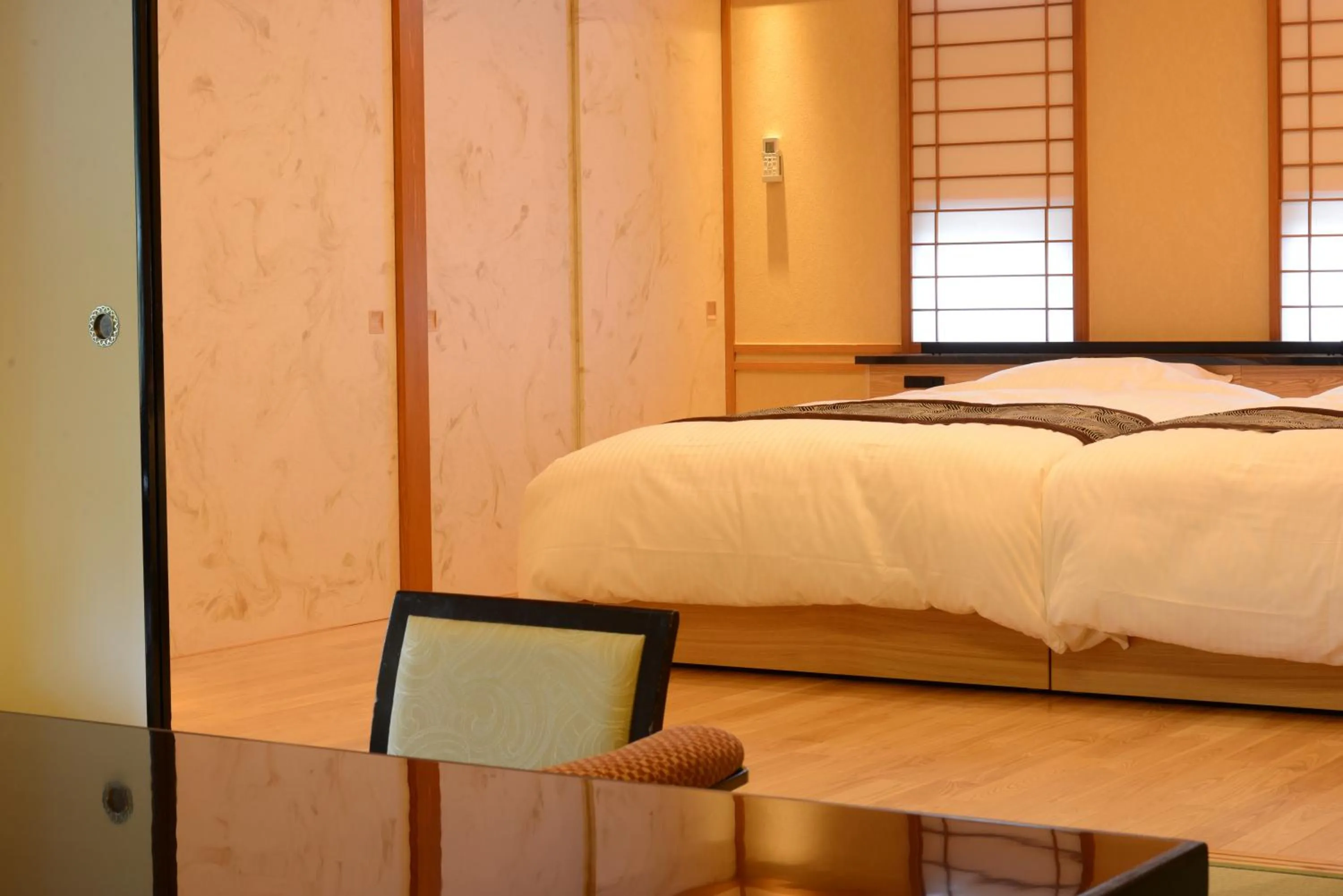 Photo of the whole room, Bed in Arima Onsen Gekkoen Korokan