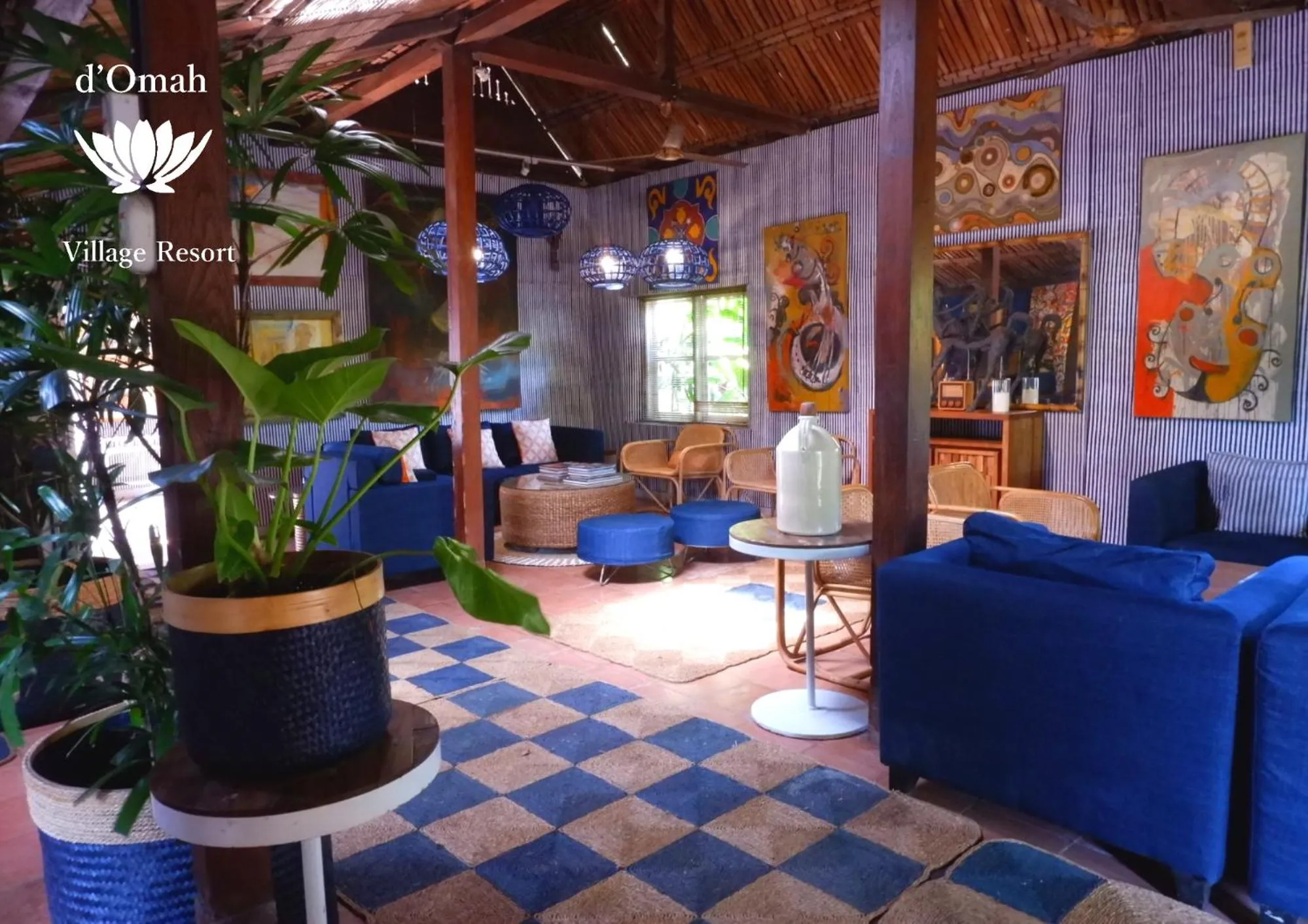 Living room in D'omah Yogya Hotel