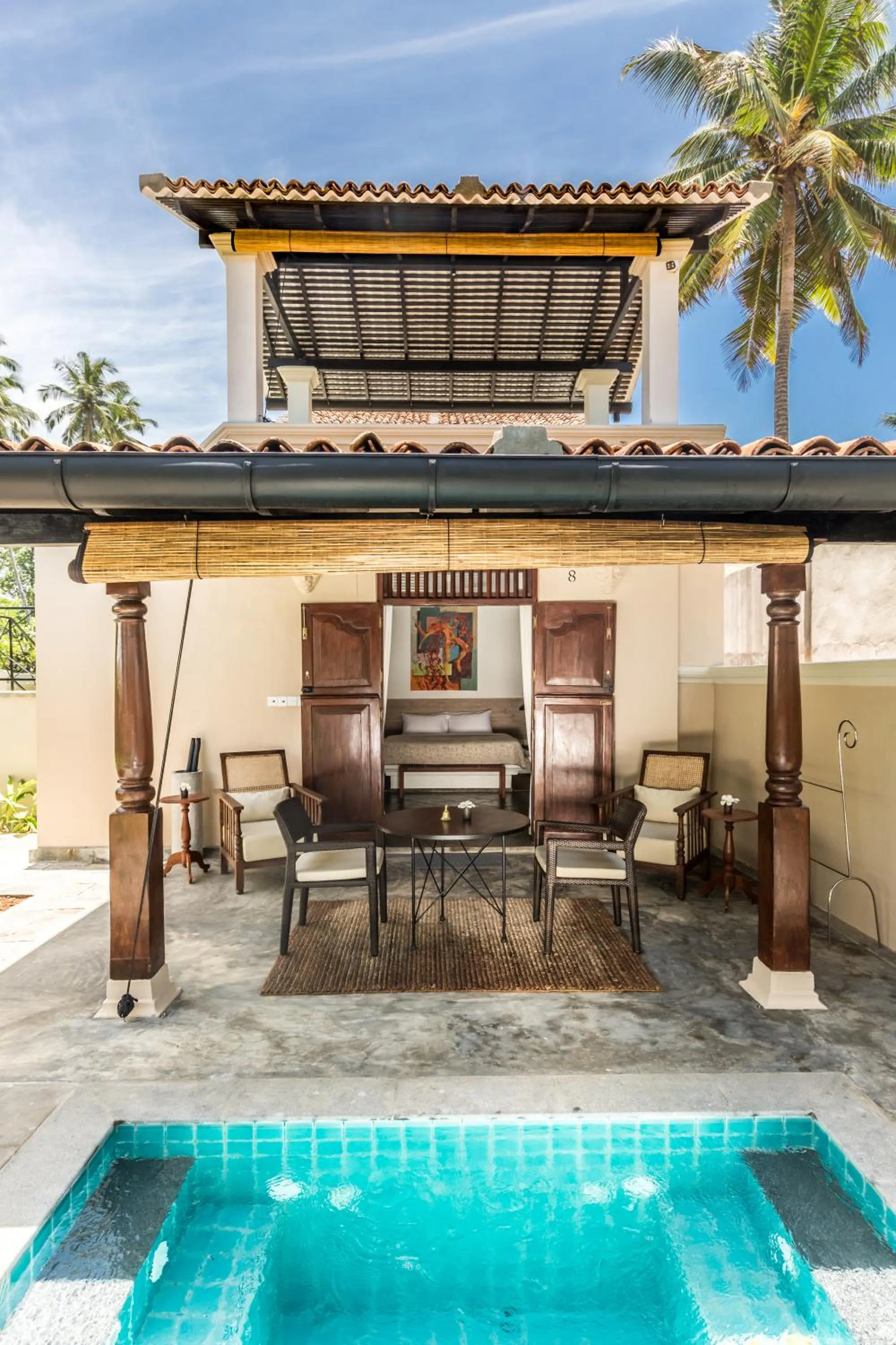 Patio in Taru Villas - The Muse - Bentota