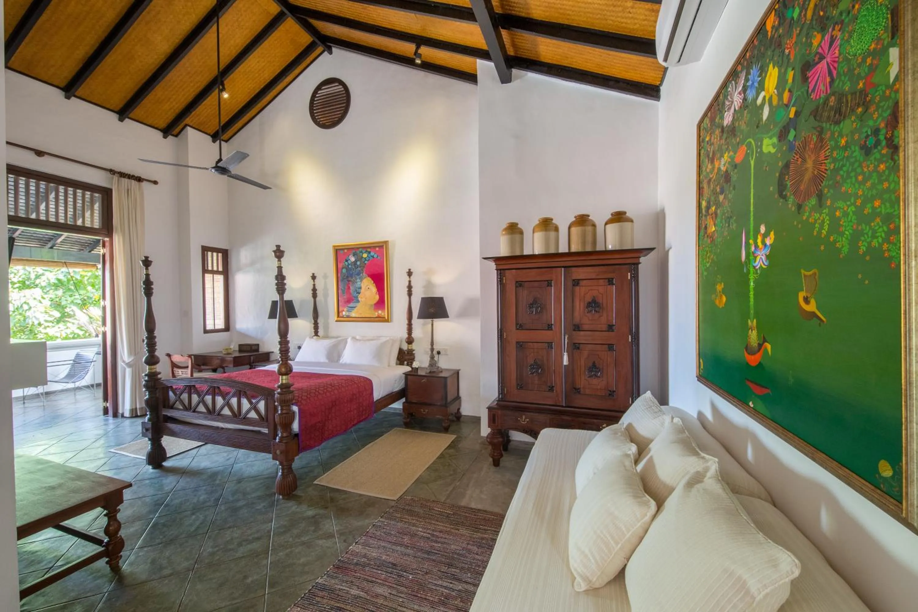 Bedroom, Bed in Taru Villas - The Muse - Bentota