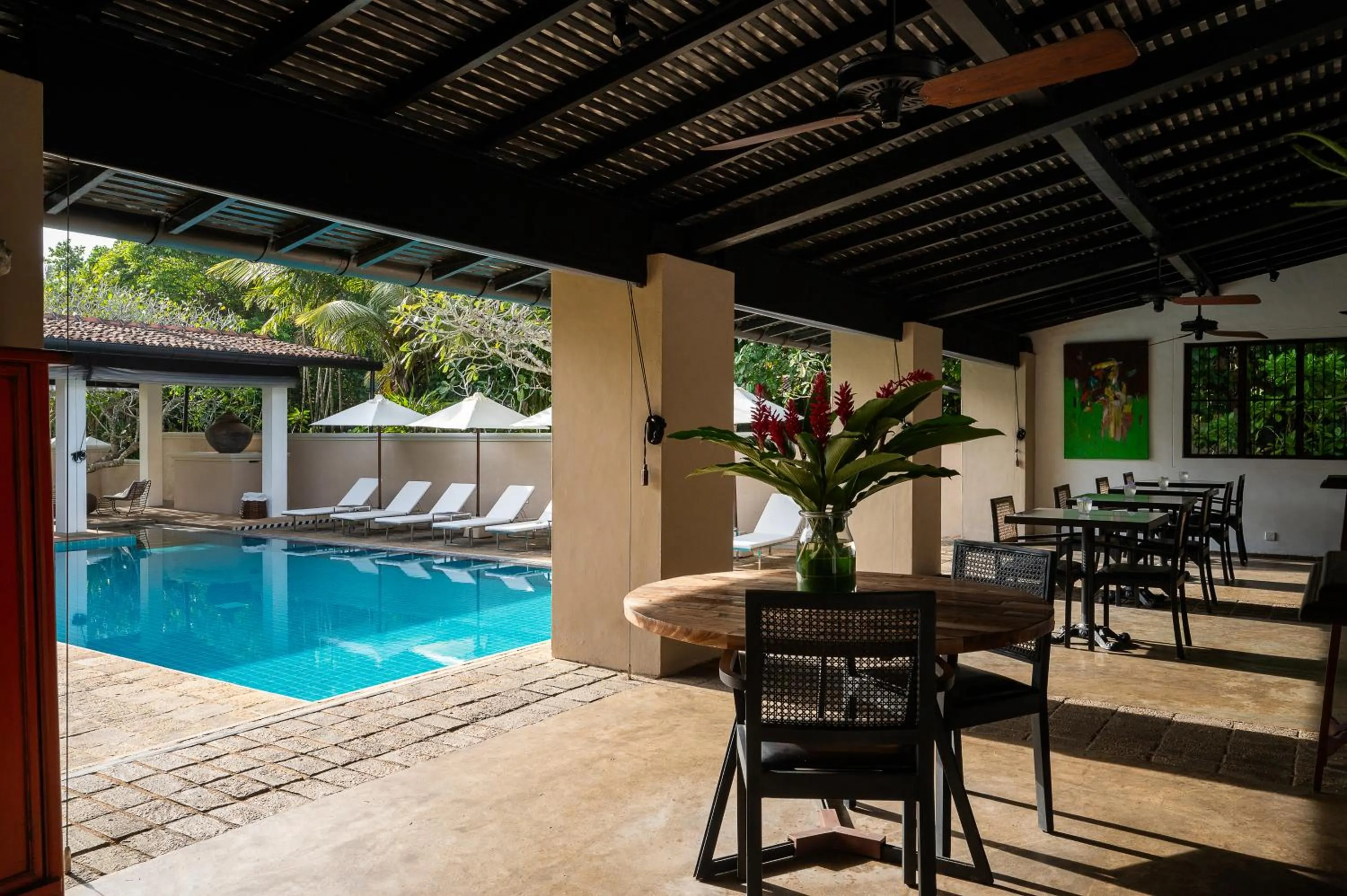 Patio in Nyne Hotels The Muse - Bentota