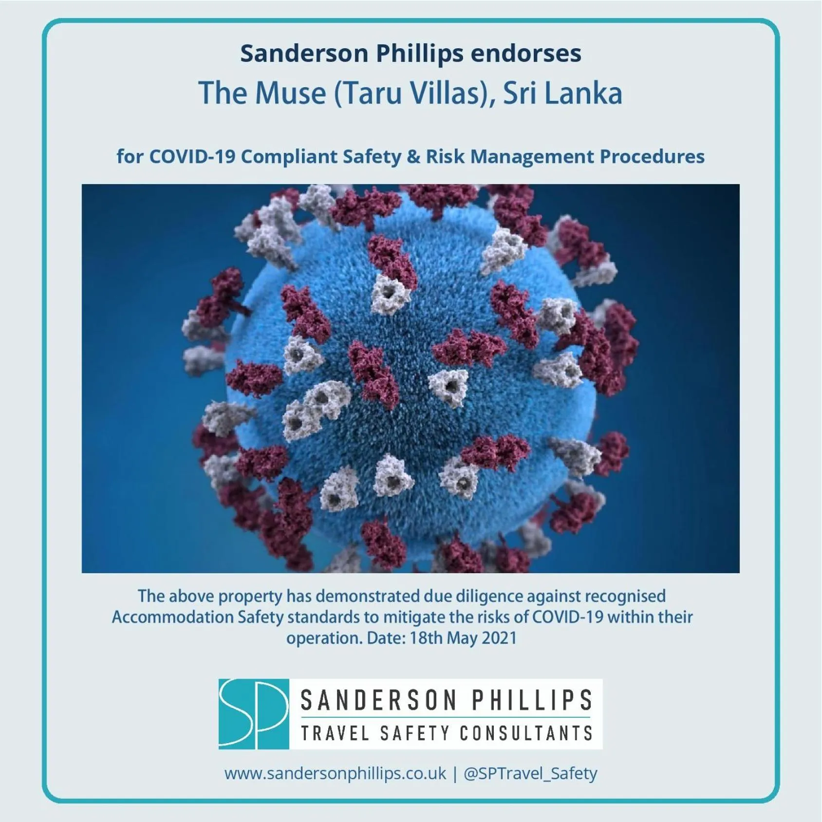 Certificate/Award in Taru Villas - The Muse - Bentota