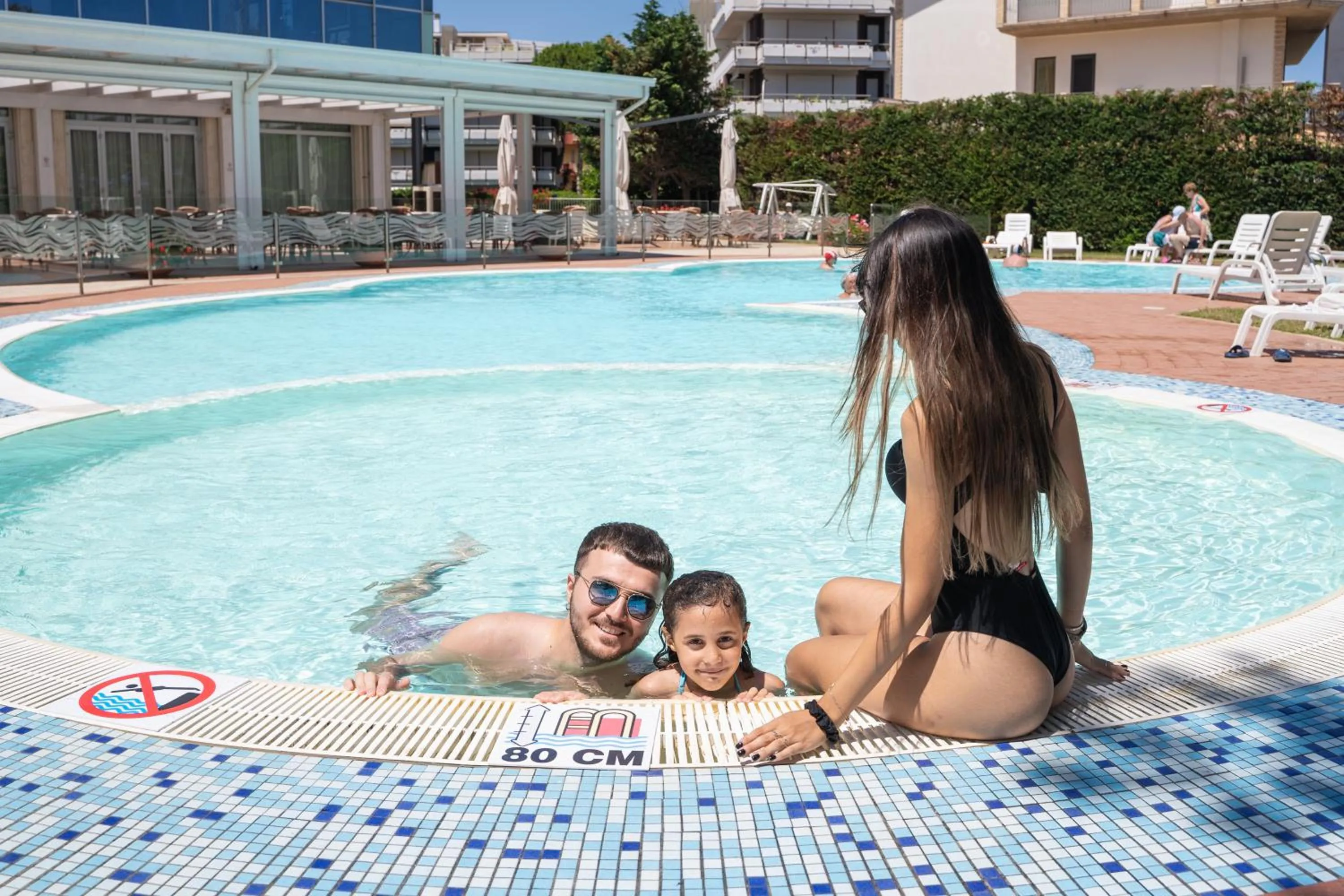 Pool view in Hermitage Hotel