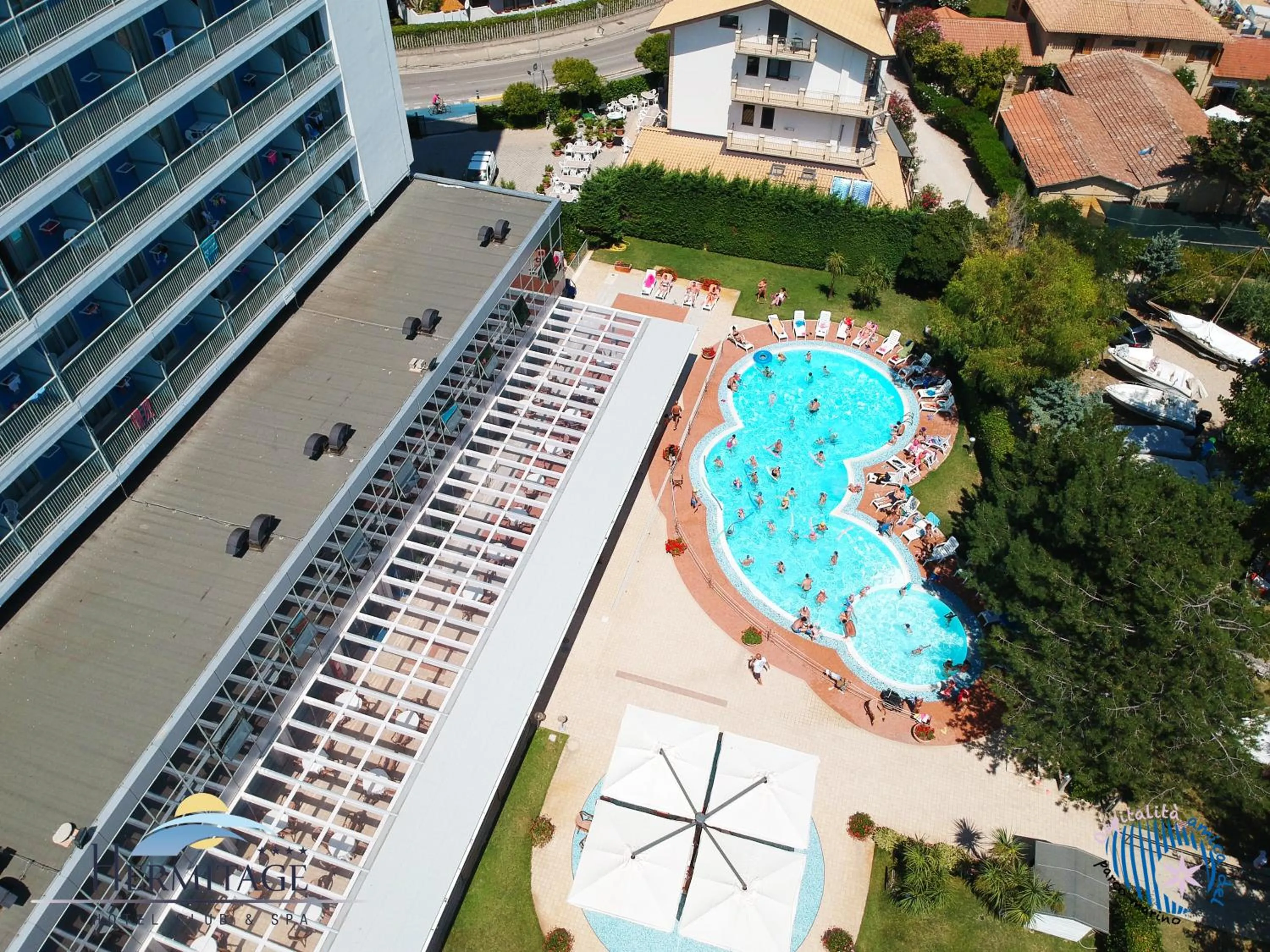 Bird's eye view in Hermitage Hotel