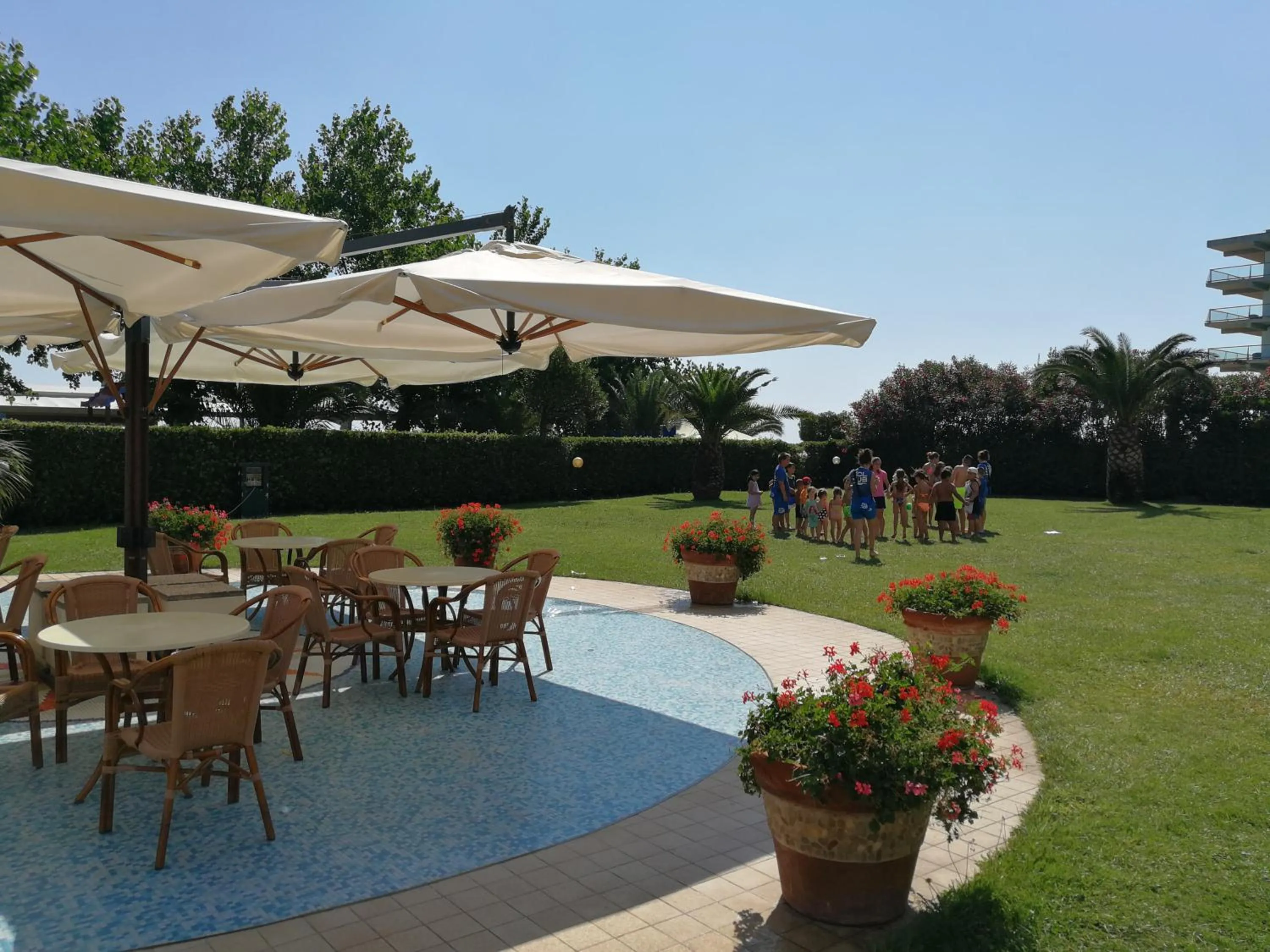 Garden in Hermitage Hotel