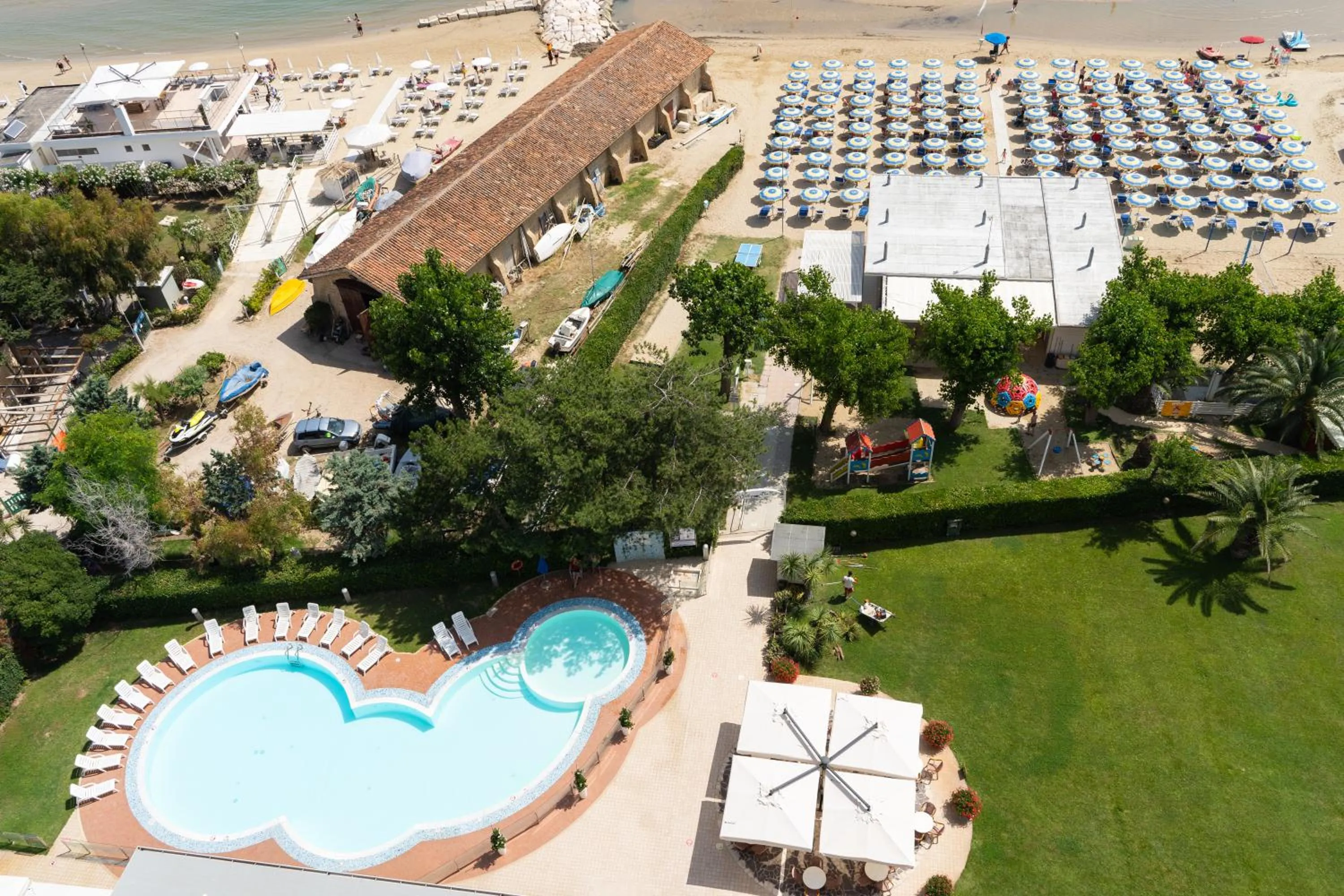 Bird's eye view in Hermitage Hotel