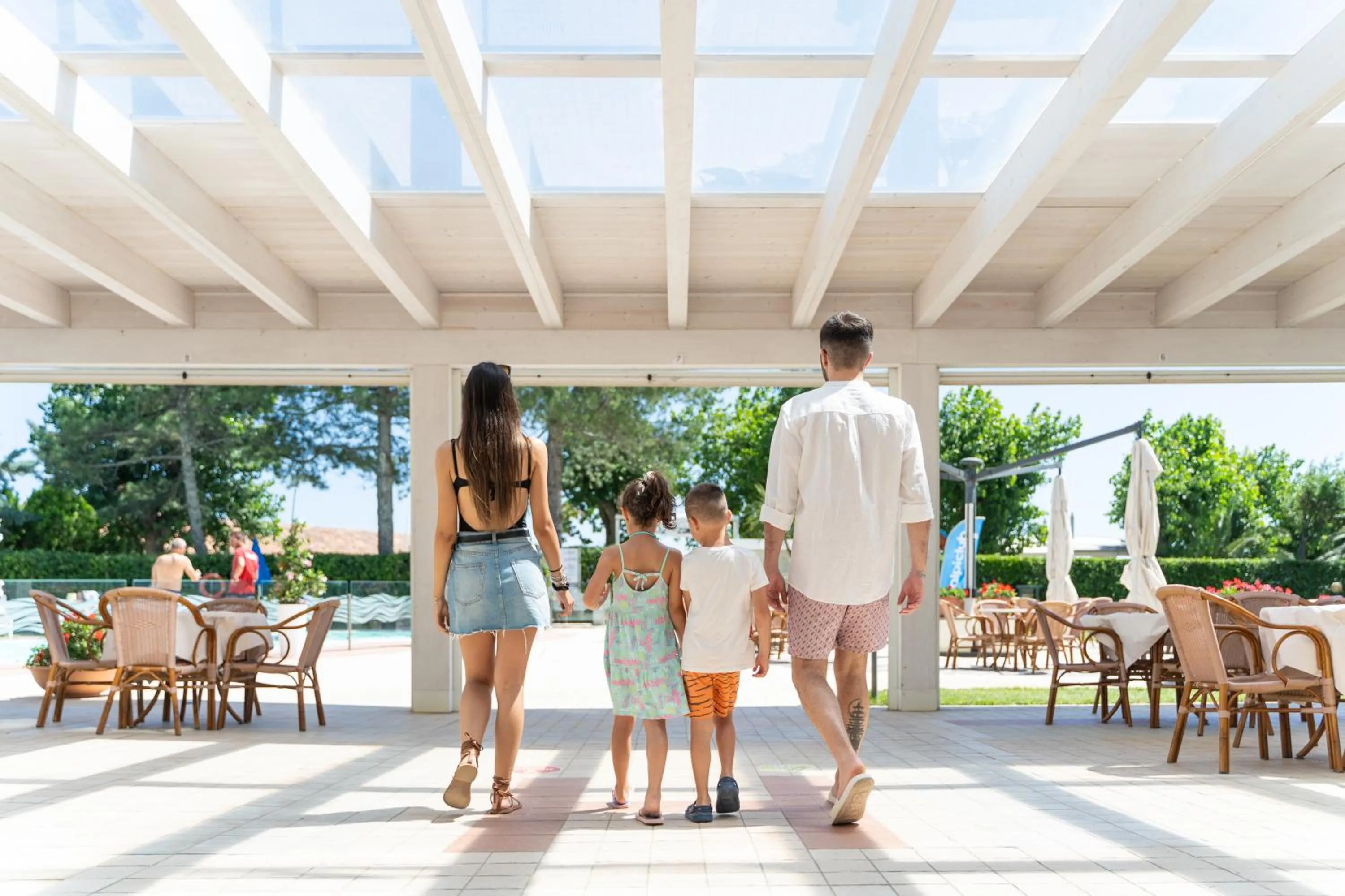 Garden view in Hermitage Hotel