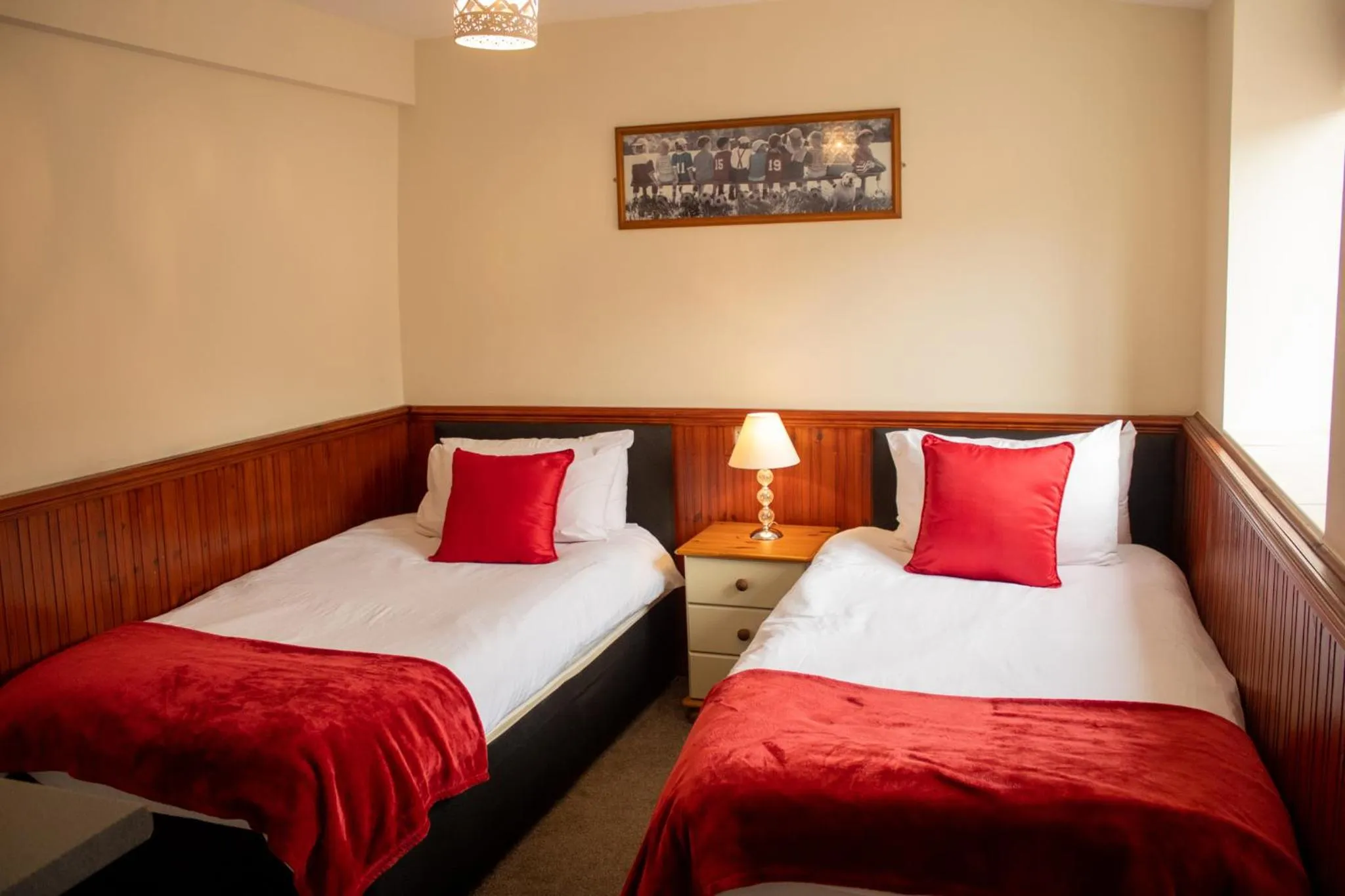 Bed in The Dolphin Hotel