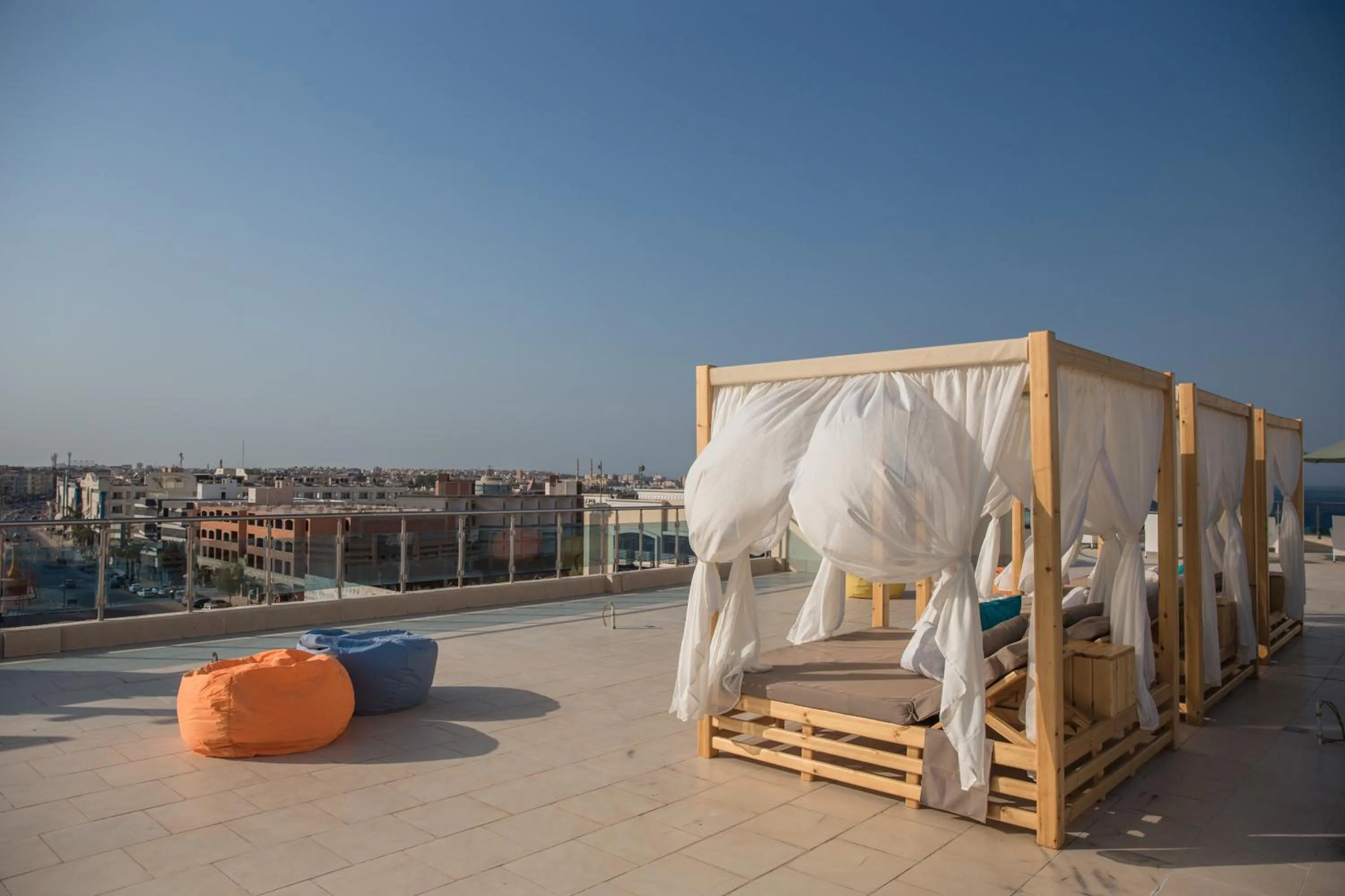 Seating area in Redcon Suites
