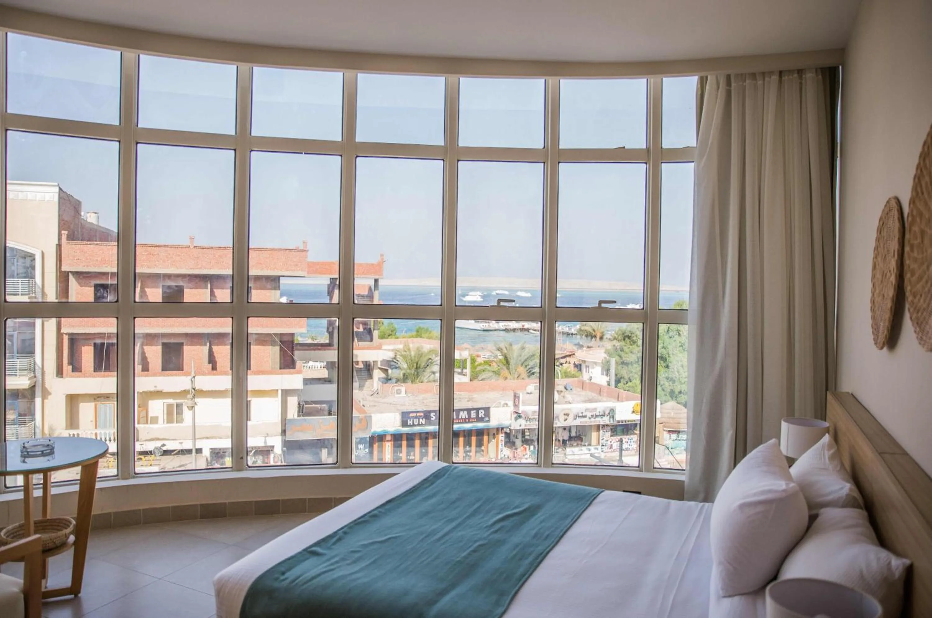 City view, Bed in Redcon Suites