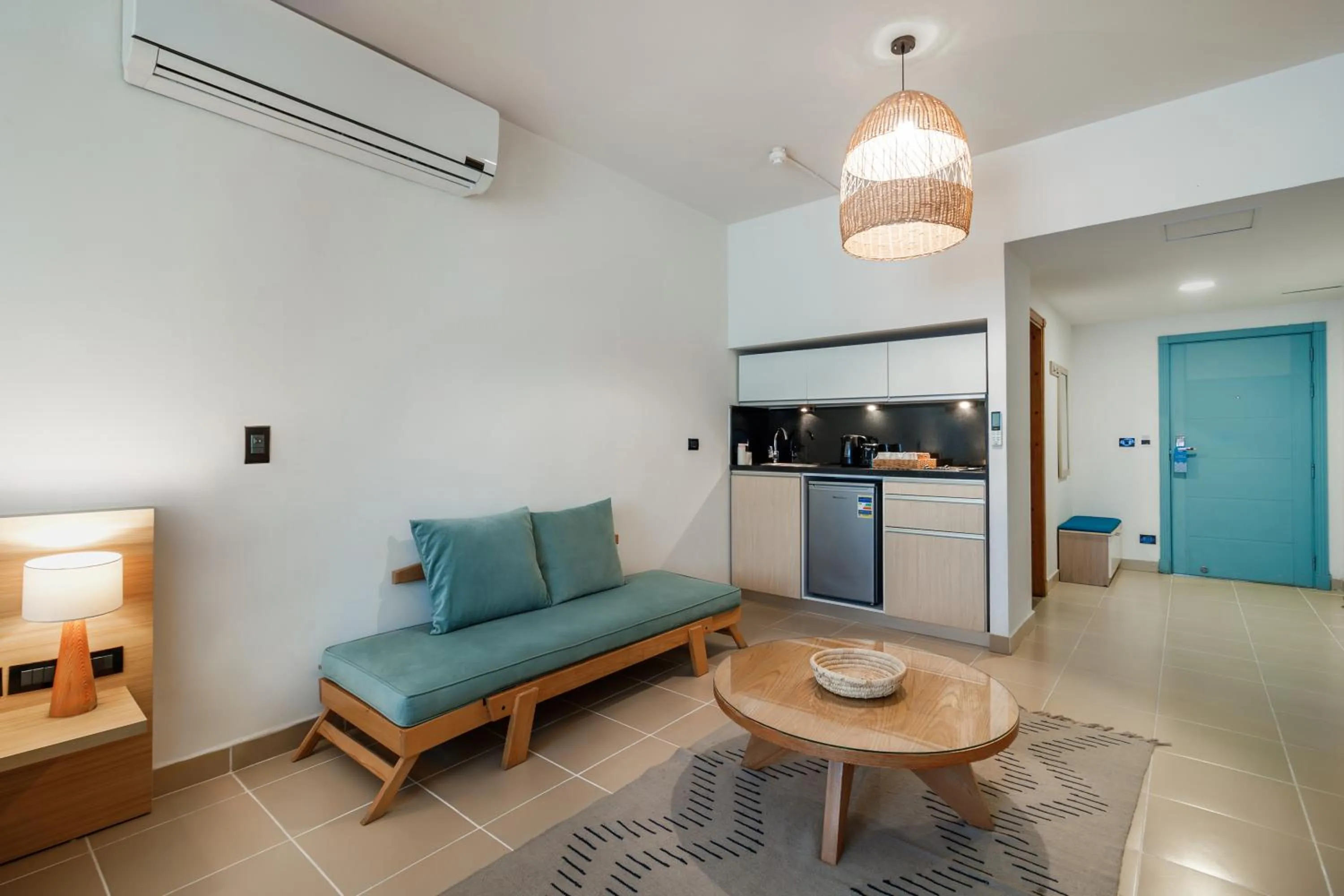 Seating area in Redcon Suites