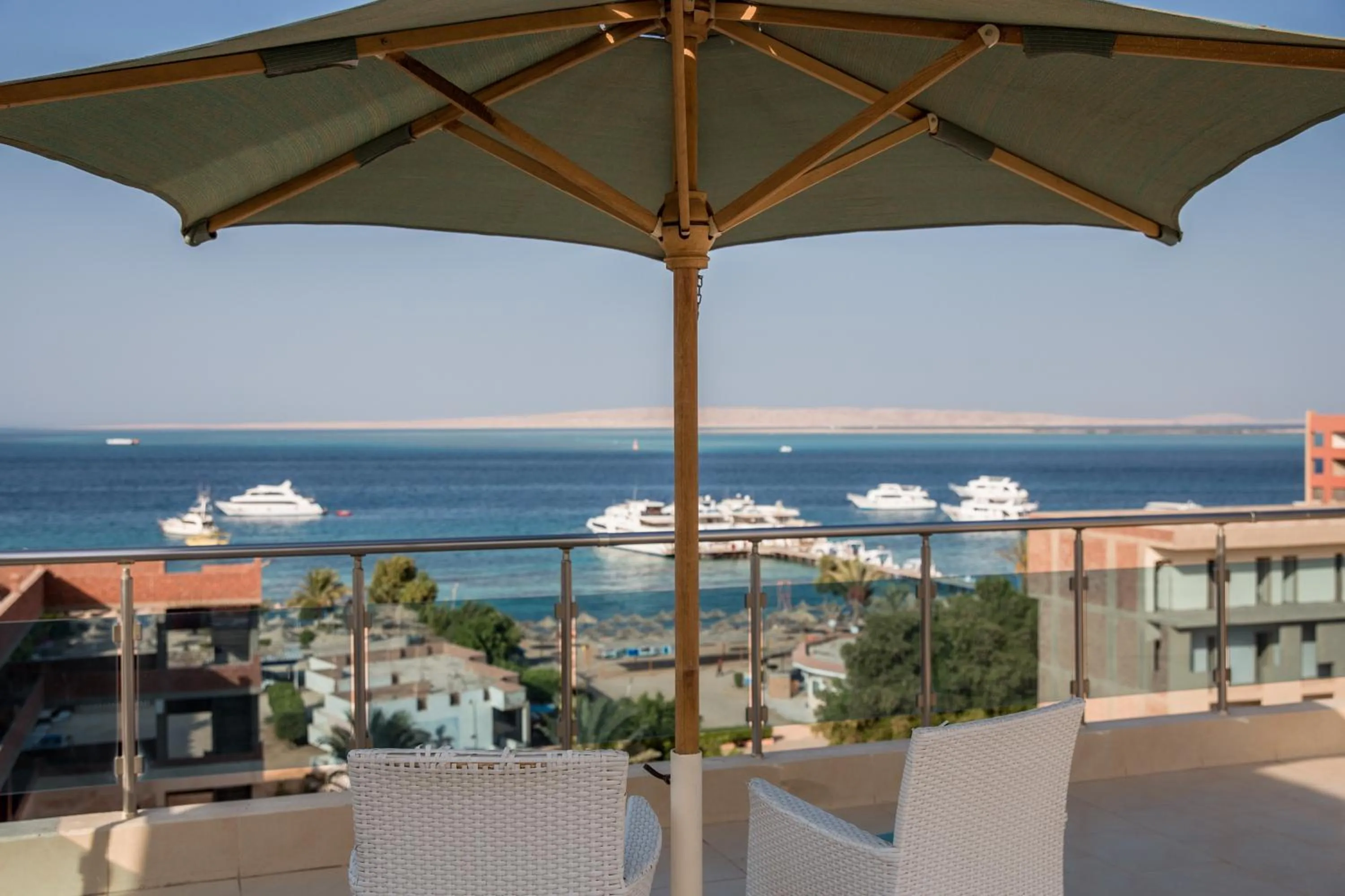 Seating area in Redcon Suites
