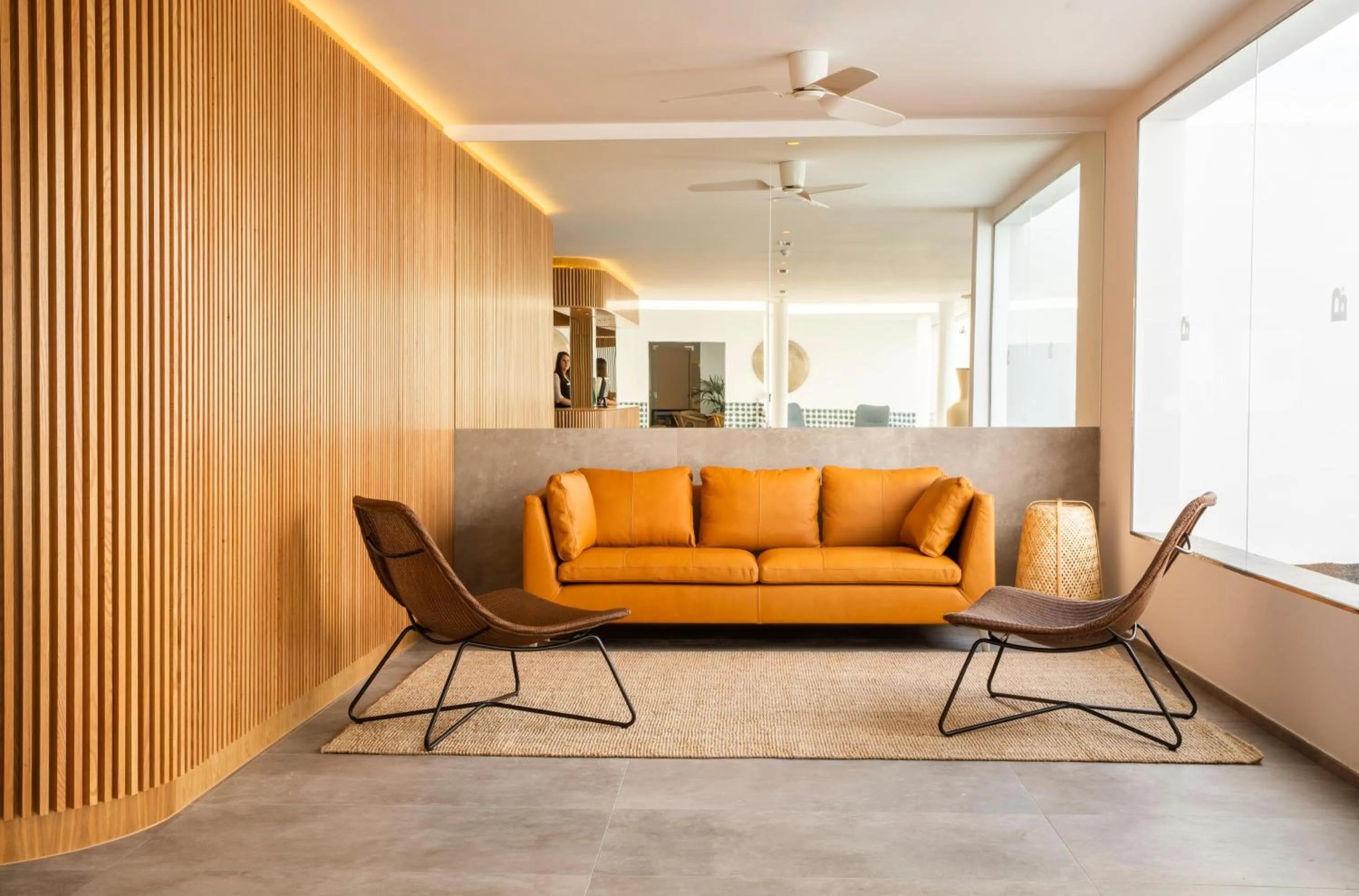 Lobby or reception in Oasis Lanz Beach Mate