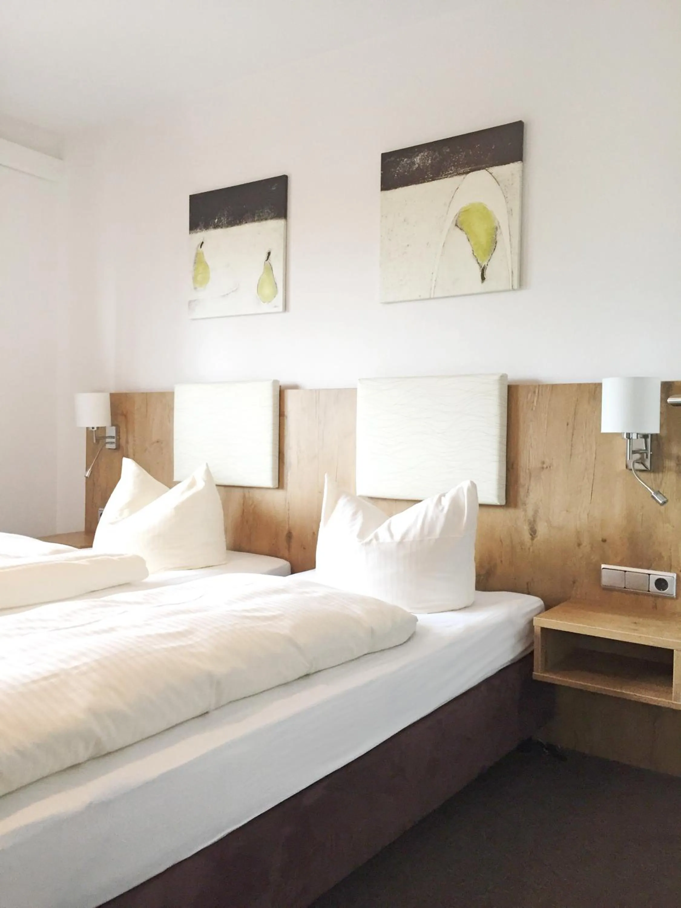 Bed in Hotel Schaider