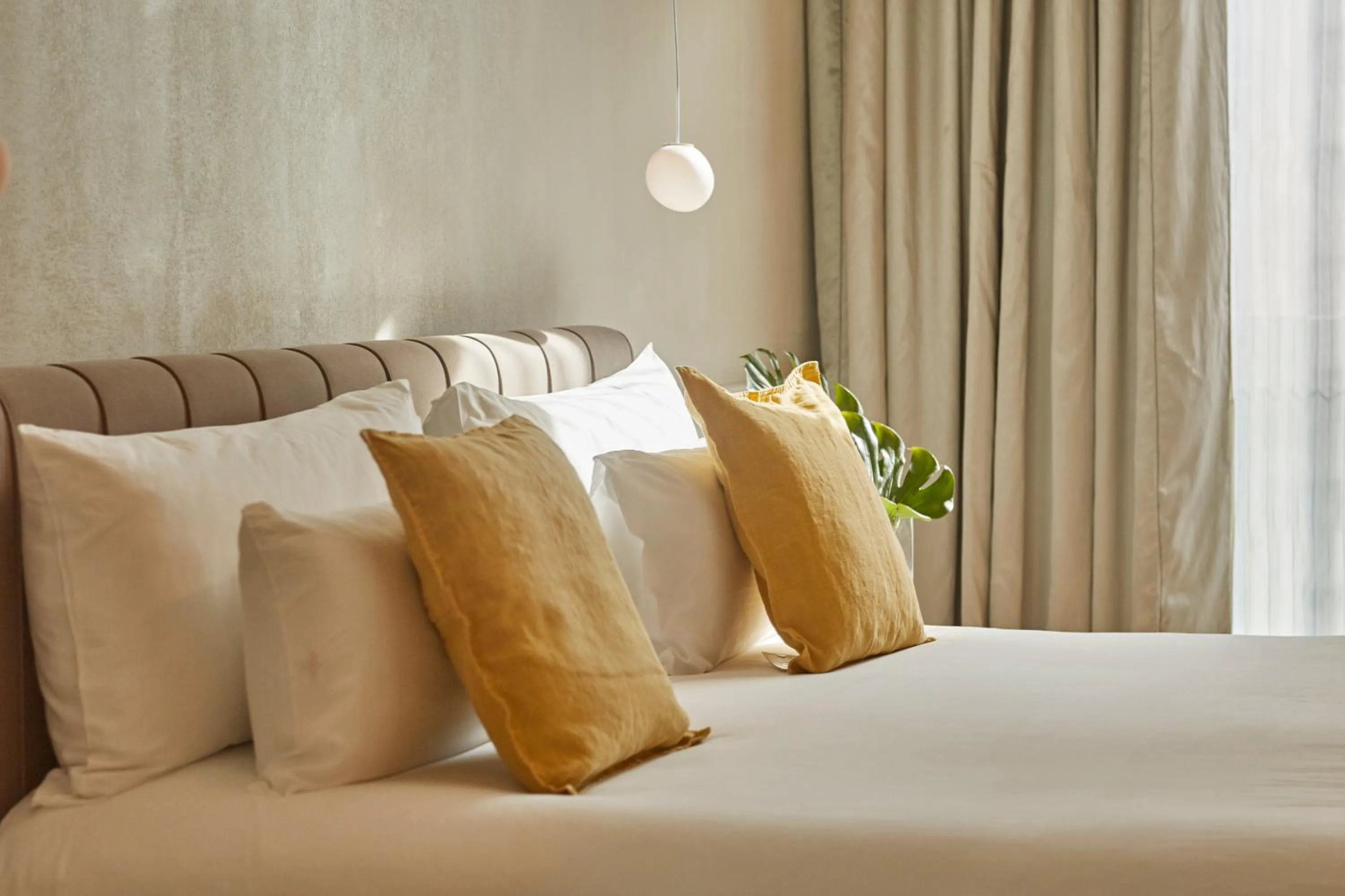 Decorative detail, Bed in Ohla Barcelona