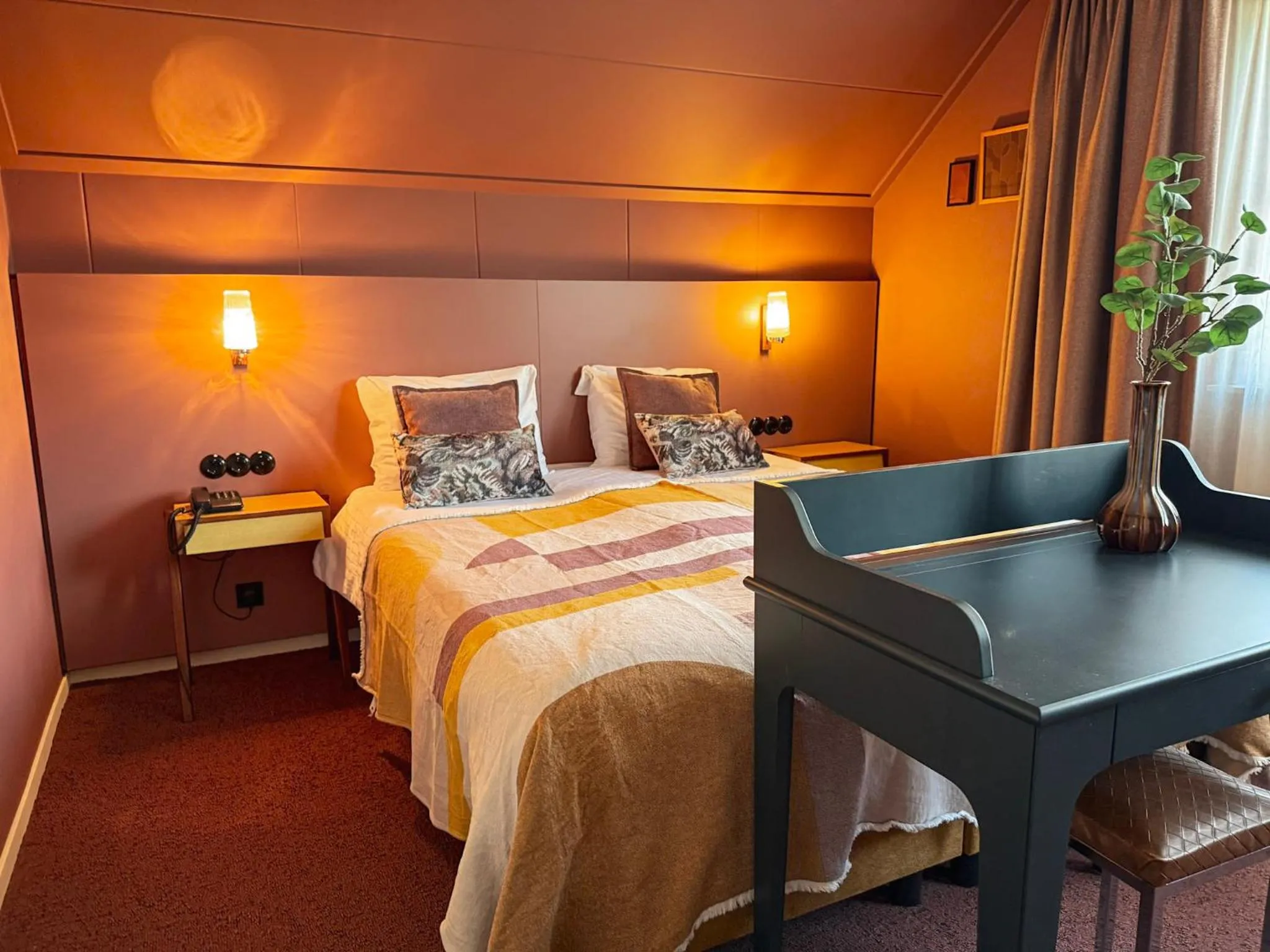 Bed in Hotel Restaurant Ruimzicht