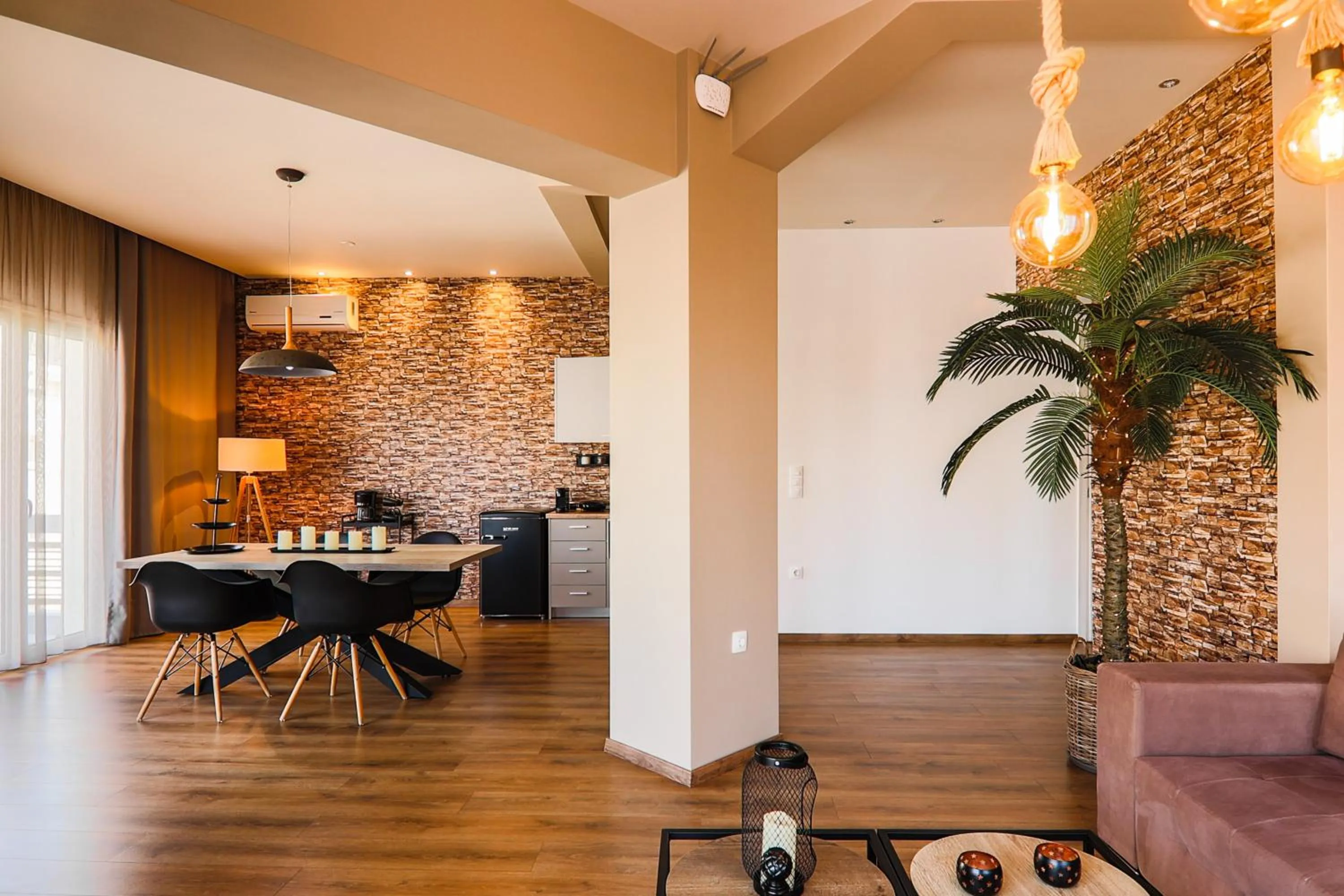 Living room in Superior One Luxury Apartments