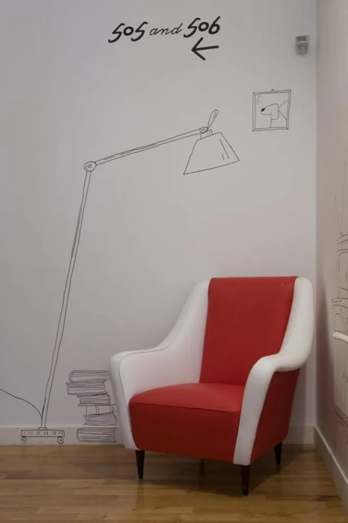 Decorative detail in Hotel Piazza Bellini & Apartments