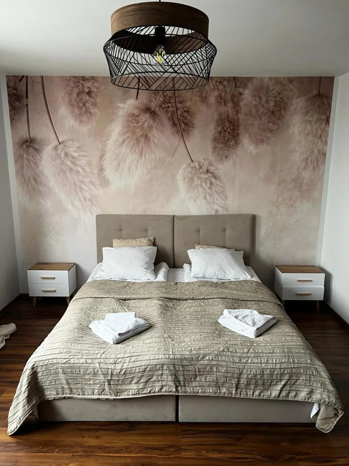 Bed in Delta Apart-House